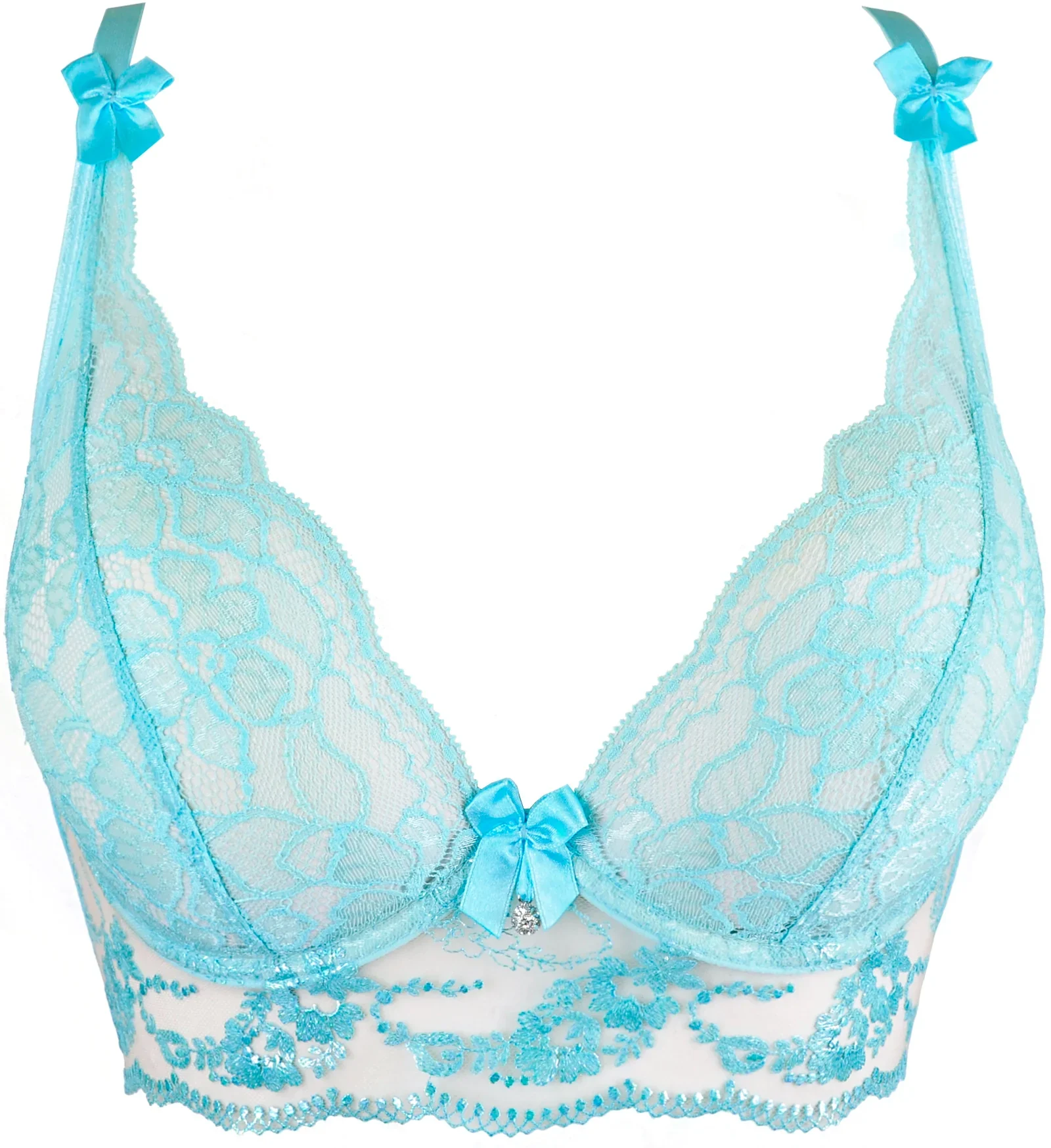 Axami Alice Sheer Deep Plunge Bra — view 3