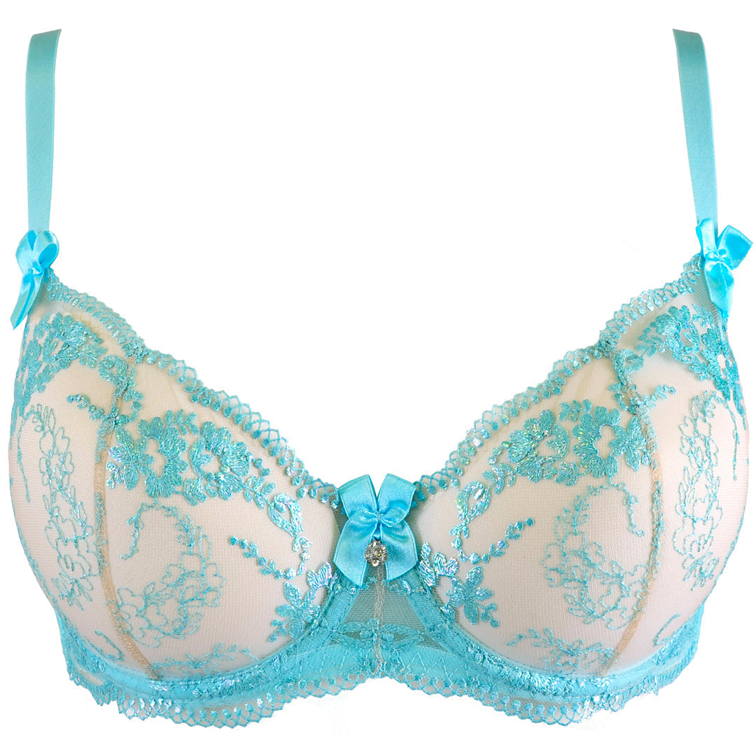 Axami Alice Sheer Balconette Bra — view 7