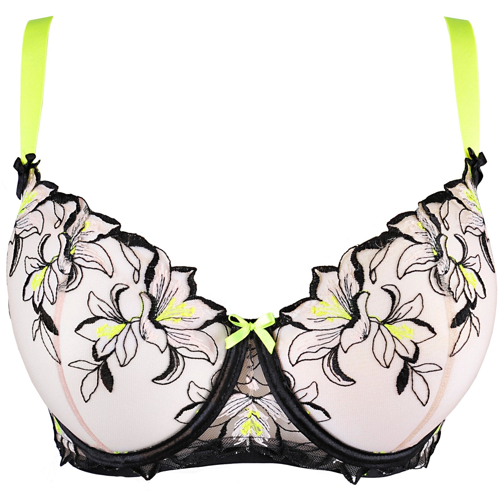Axami Lilium Sheer Balconette Bra — view 3