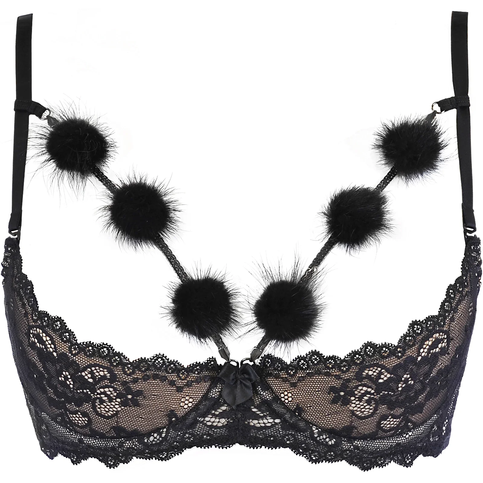 Axami Pussycat Open Cup Lace Bra — view 5