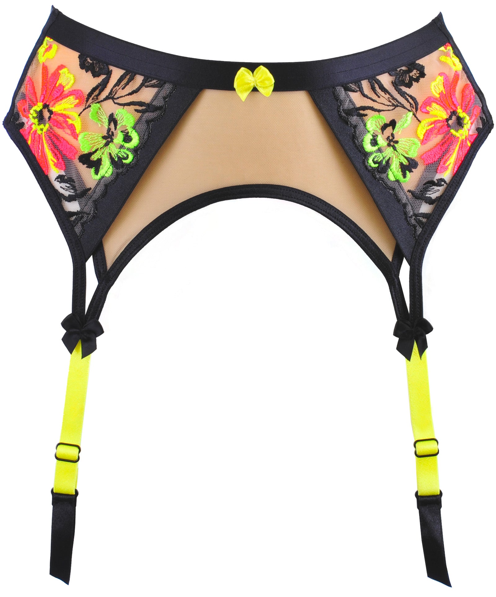 Axami Luminara Sheer Garter Belt — view 3