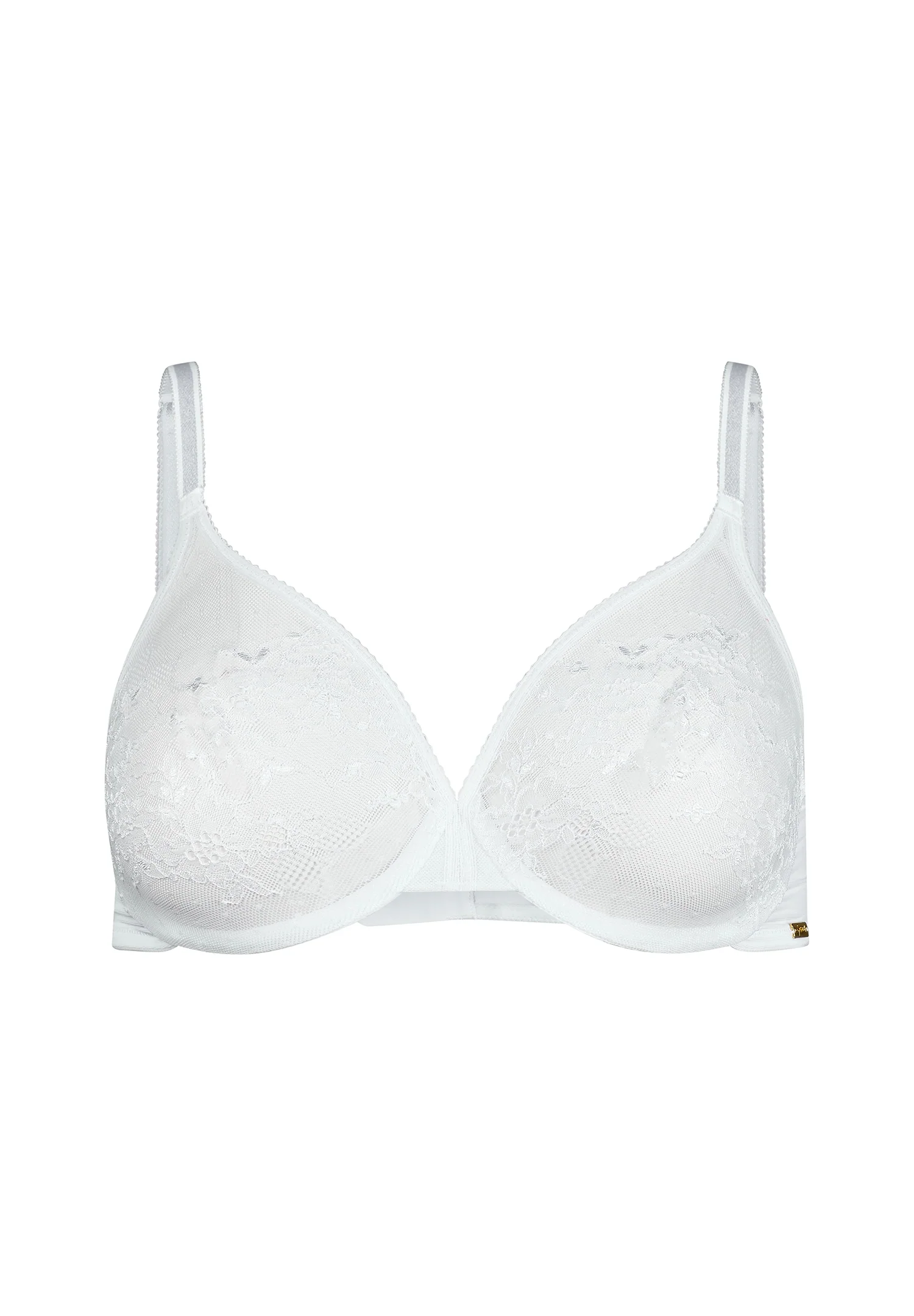 Gossard Glossies Lace White Sheer Molded Bra — view 4