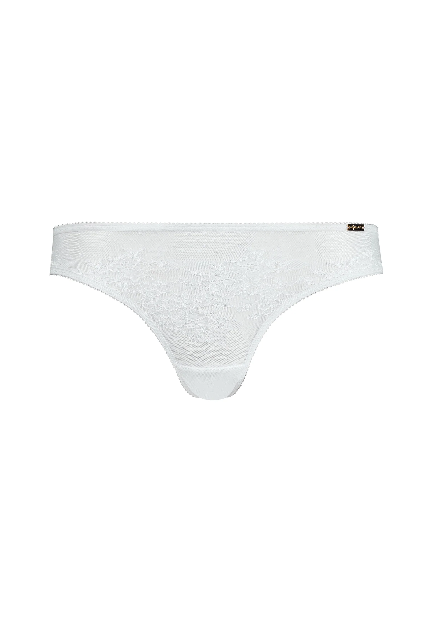 Gossard Glossies Lace White Sheer Bikini Panty — view 7