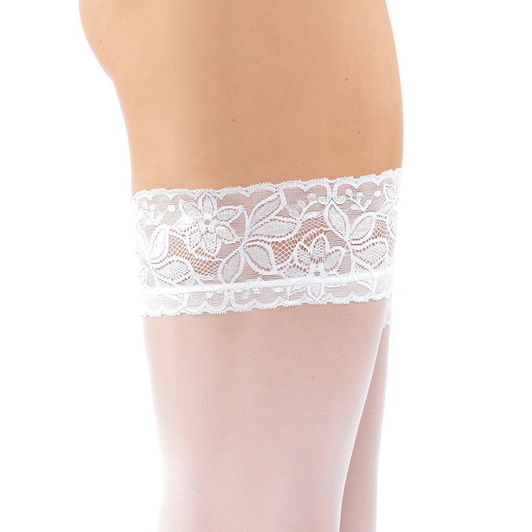 Gorteks Stockings Elegant Lace Hold-Up Bridal 15 Den — view 7