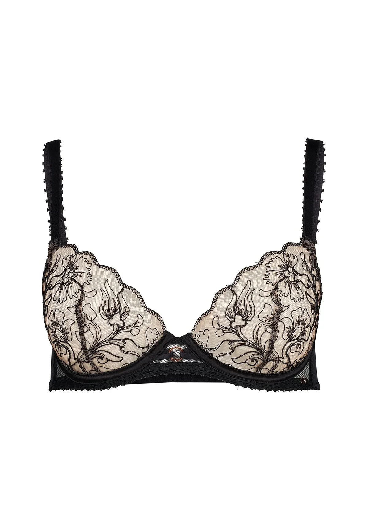 Gossard VIP Fleur de Nuit Sheer Demi Bra — view 5