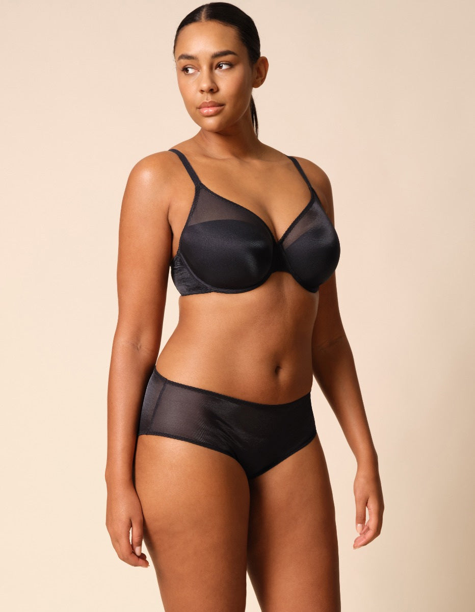 Gossard Glossies Black Sheer Shorts Panty — view 5