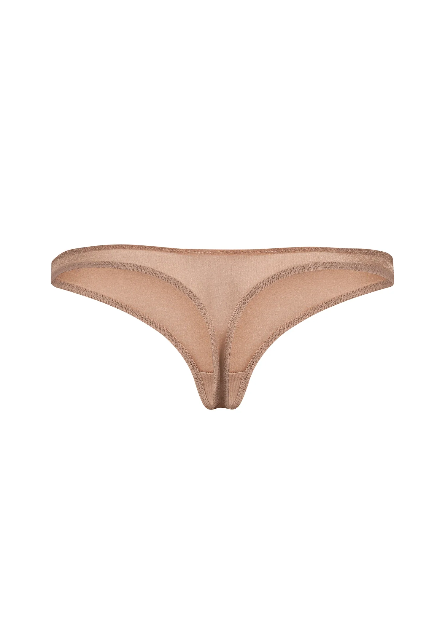 Gossard Glossies Nude Sheer See Through Thong Panty — view 5