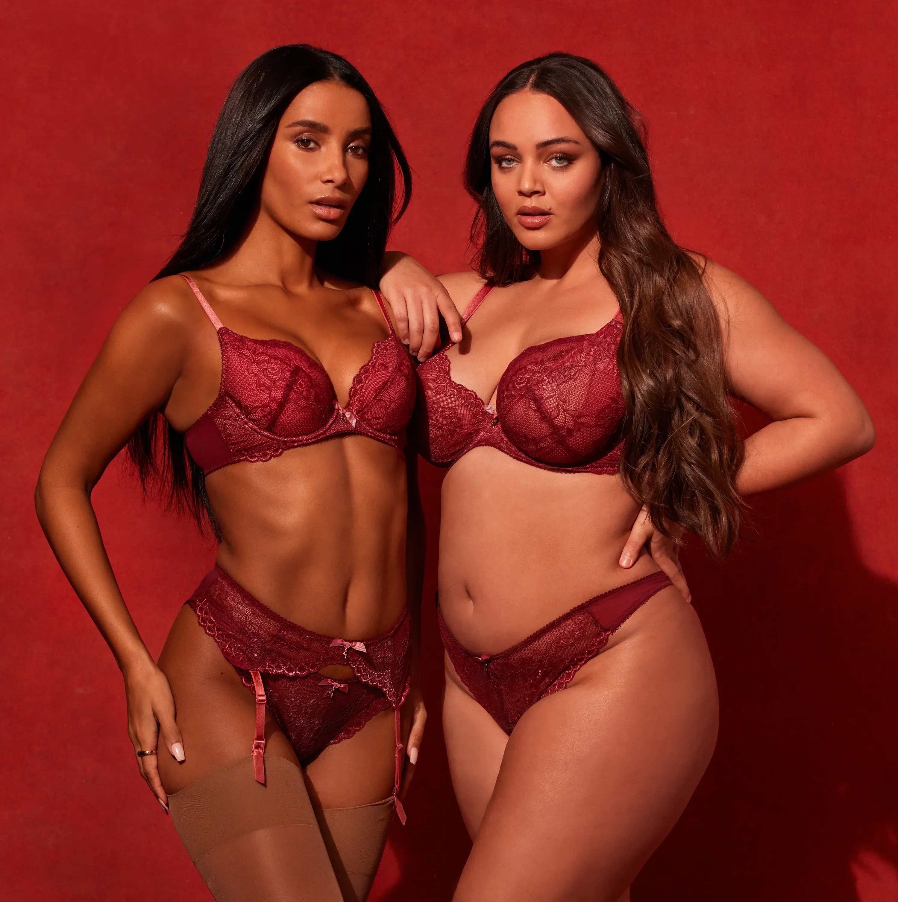 Gossard Superboost Lace Raspberry Sorbet Garter Belt — view 6
