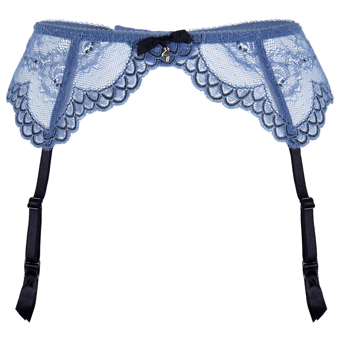 Gossard Superboost Lace Moonlight Blue Garter Belt — view 7
