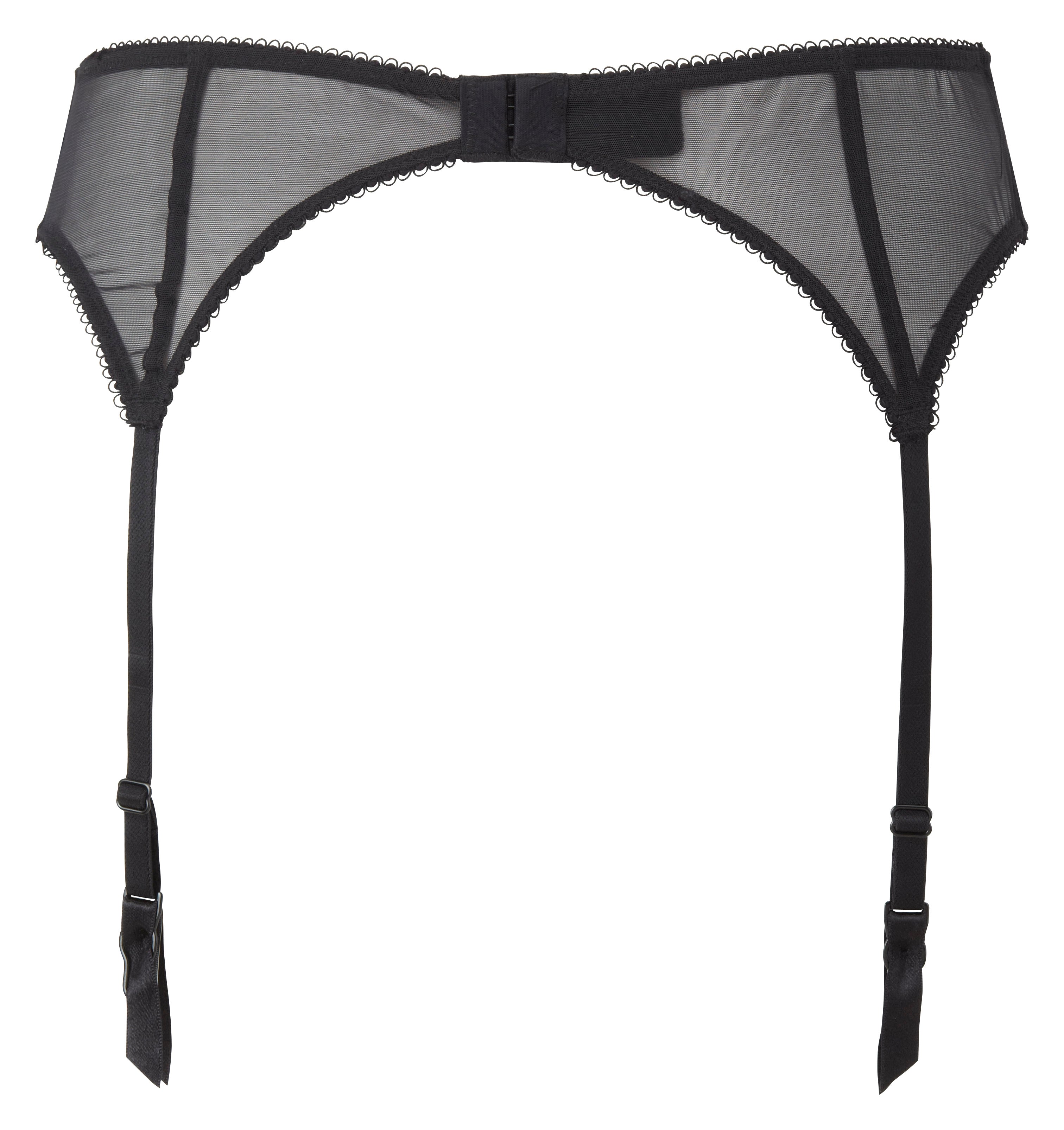 Gossard Superboost Lace Black Sheer Garter Belt — view 5