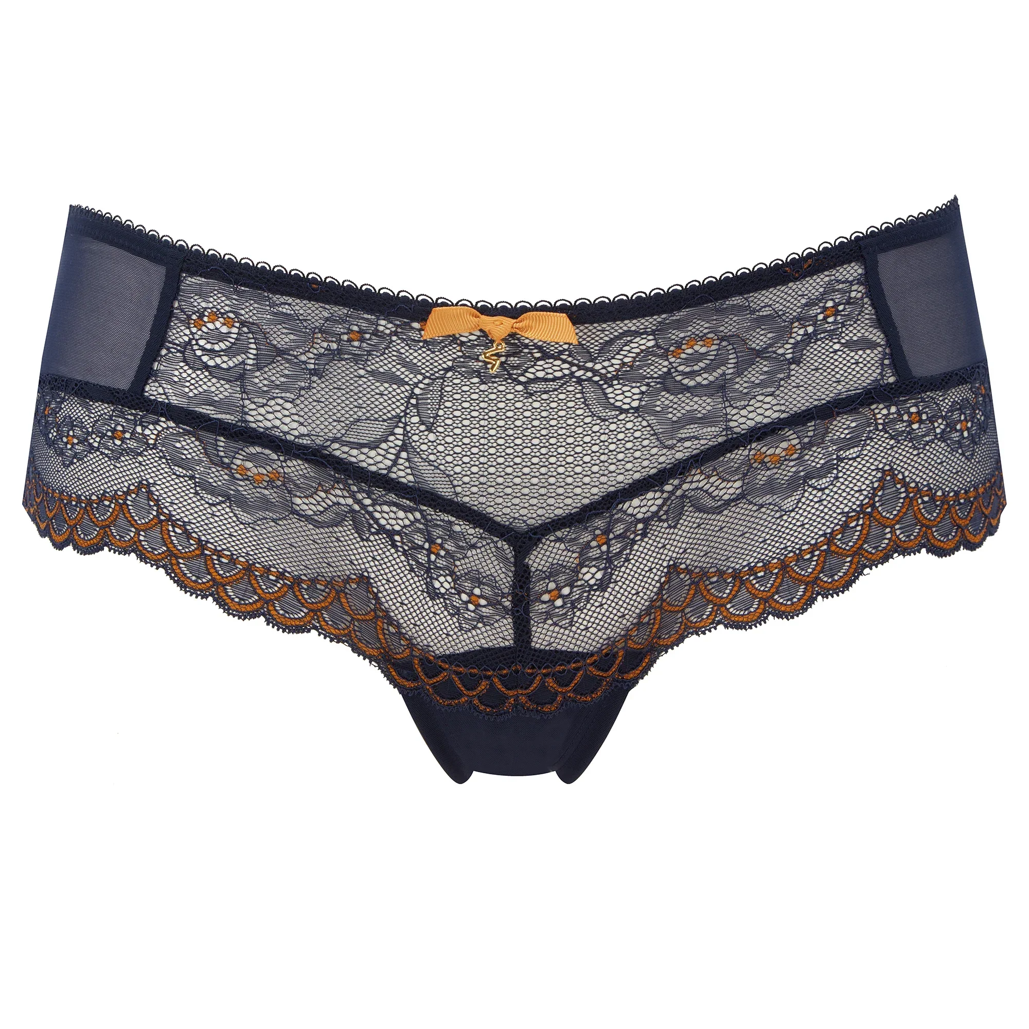 Gossard Superboost Lace Midnight Blue Sheer Shorts Panty — view 3