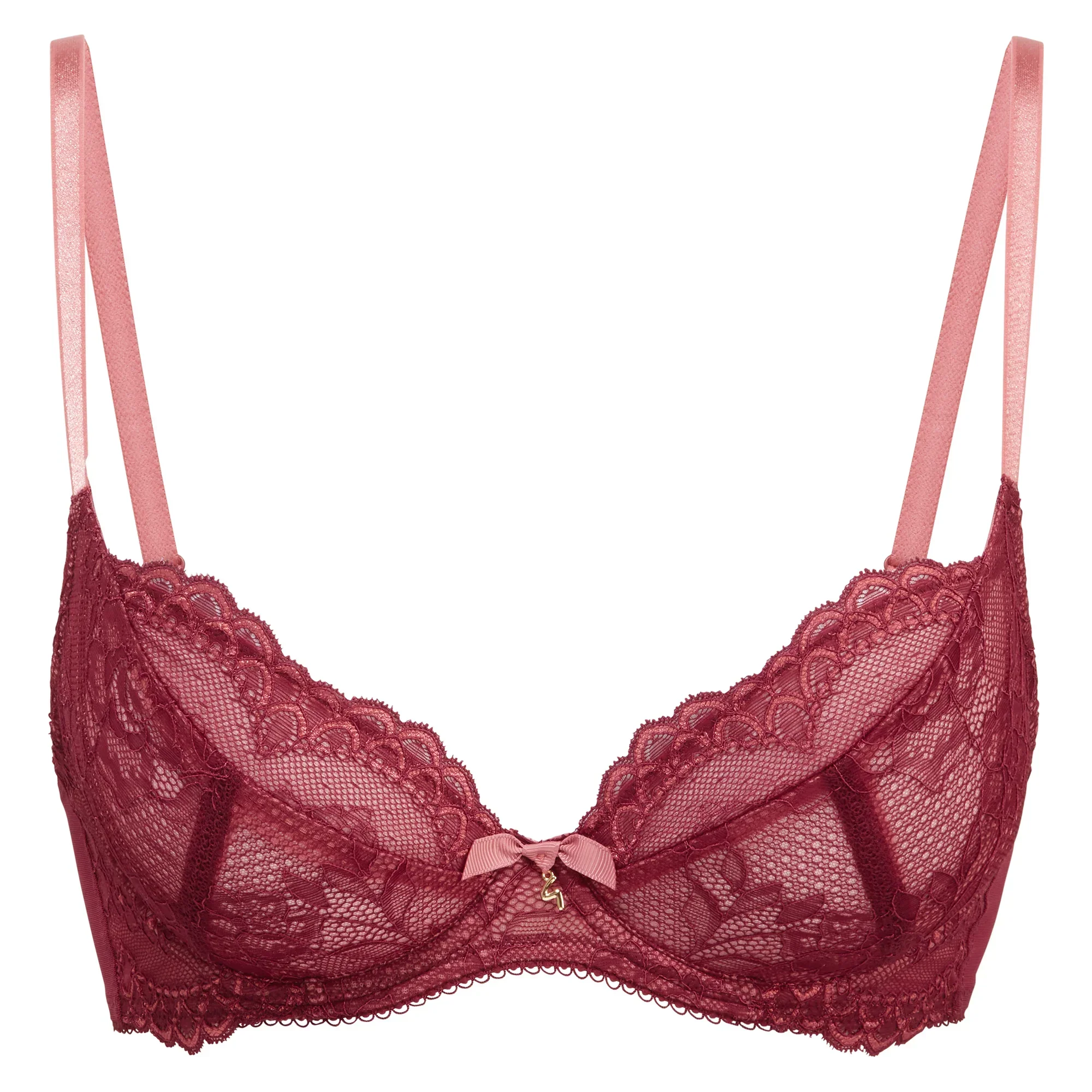 Gossard Superboost Lace Raspberry Sorbet Plunge Bra — view 3