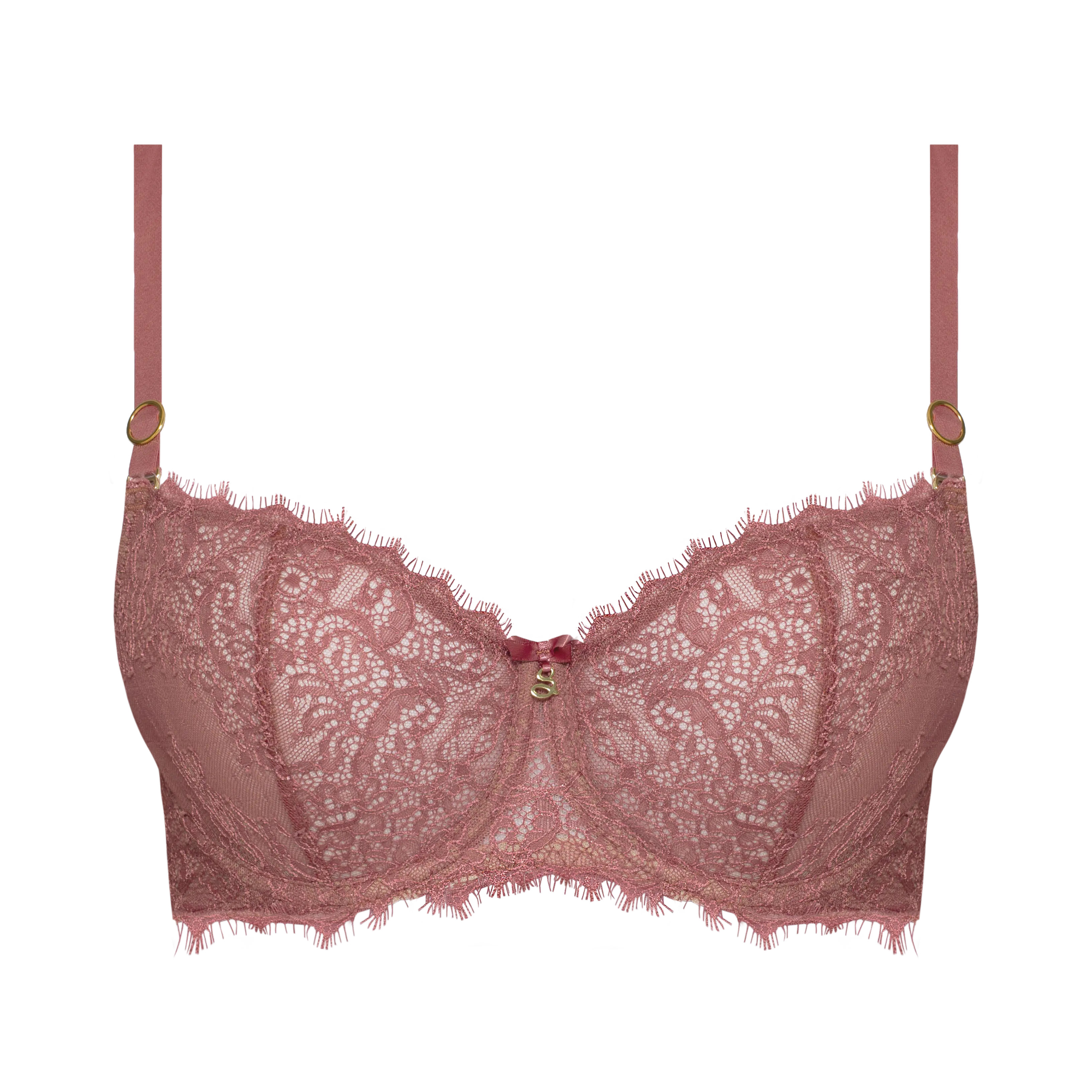 Samanta Naomi Rose Lace Balconette Bra — view 5