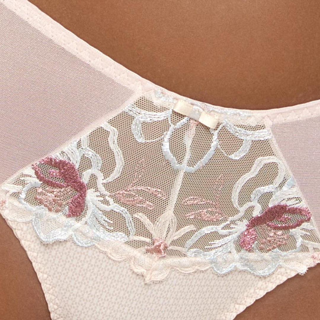 Soft Mesh Thong Panty Bisquit — view 3