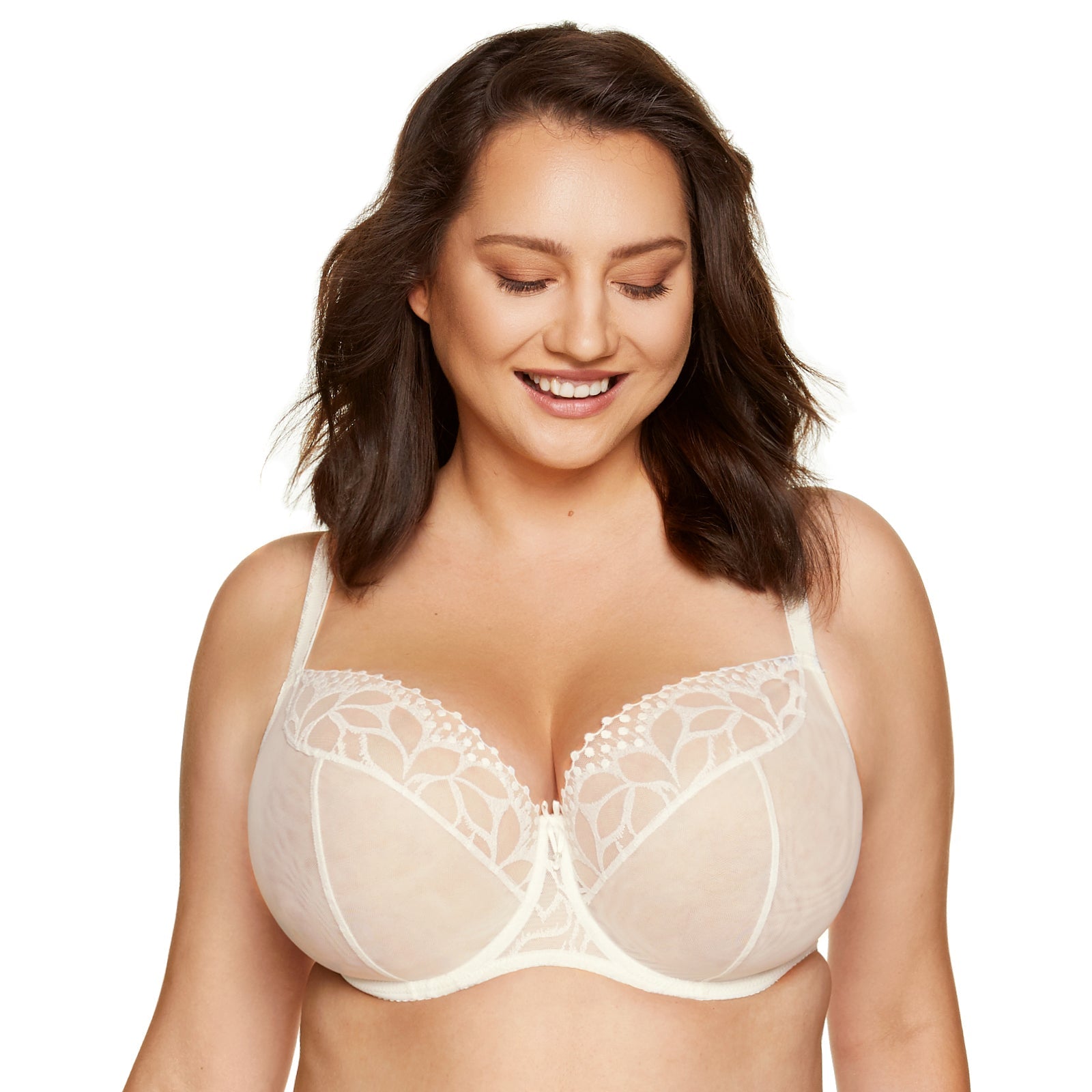 Gorteks Calypso Sheer Mesh Balconette Bra — view 3