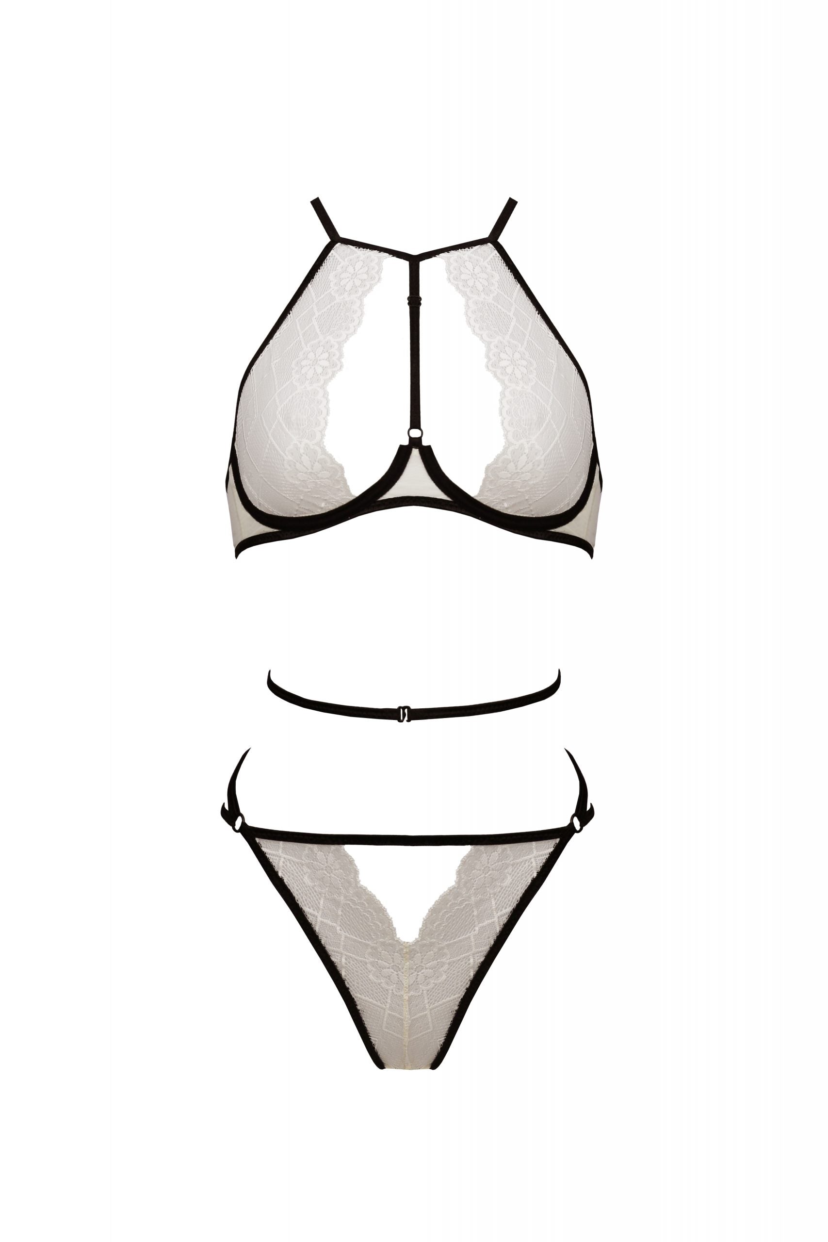 Soft Sheer Lace Top & Bikini Set Passion Chica — view 3