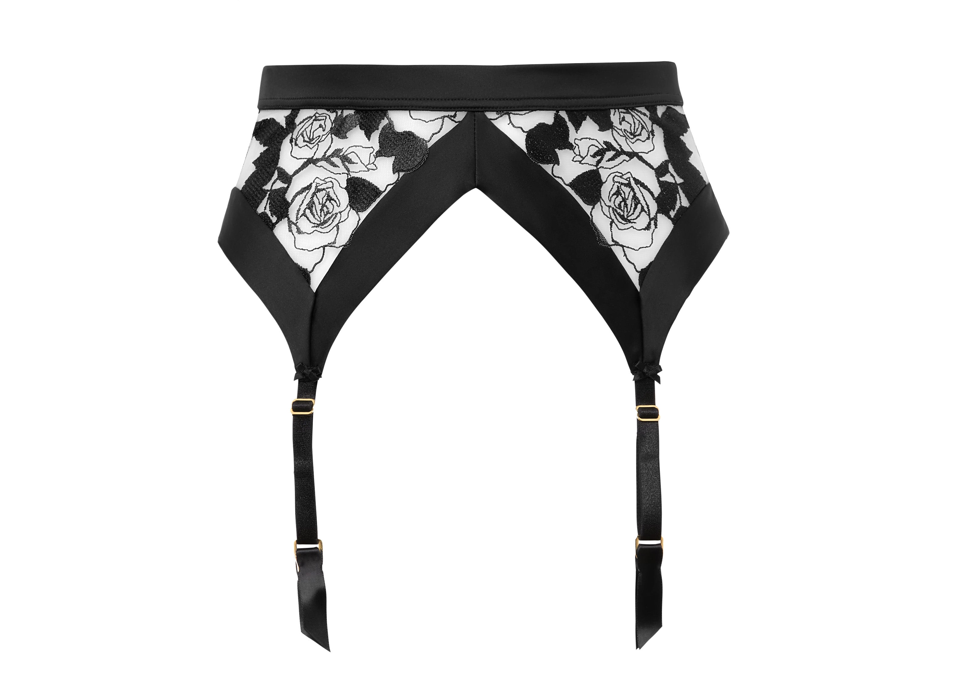 Dita Von Teese Rosabelle Suspender Black — view 3