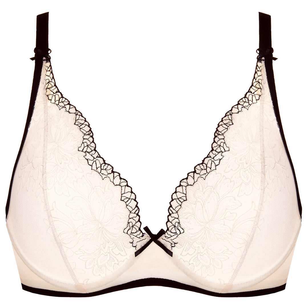 Gorteks Dione Sheer Soft Cup Plunge Bra — view 7