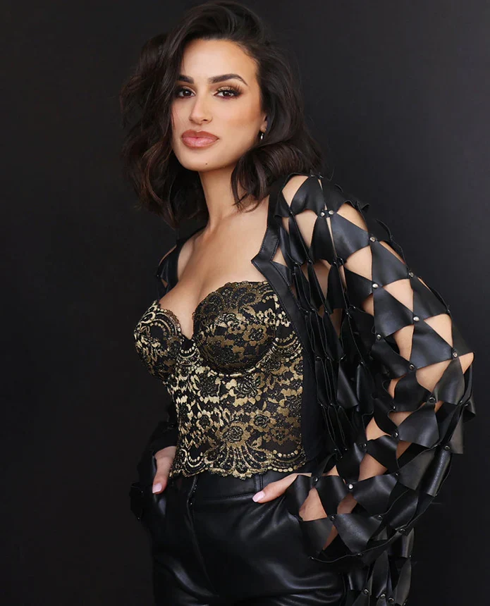 Lace Strapless Bustier Dominique Estrada Black — view 3