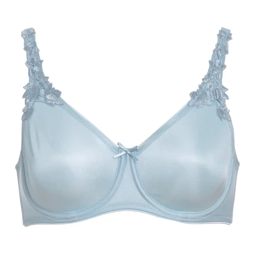 Dominique Mystique Stone Blue Seamless Minimizer Bra — view 4