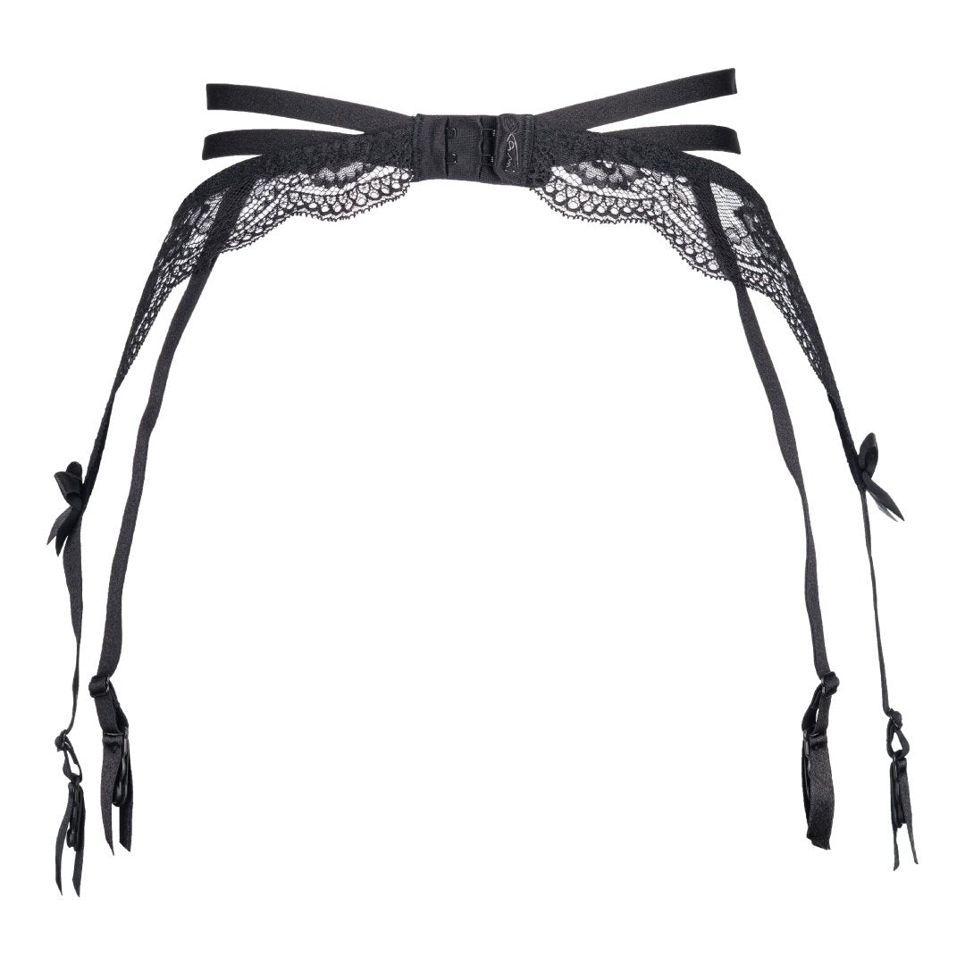Axami French Kiss Sheer Lace Garter Belt — view 5