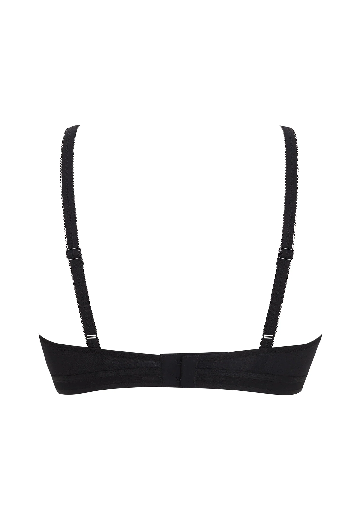 Gossard Glossies Black Sheer Molded Bralette — view 5