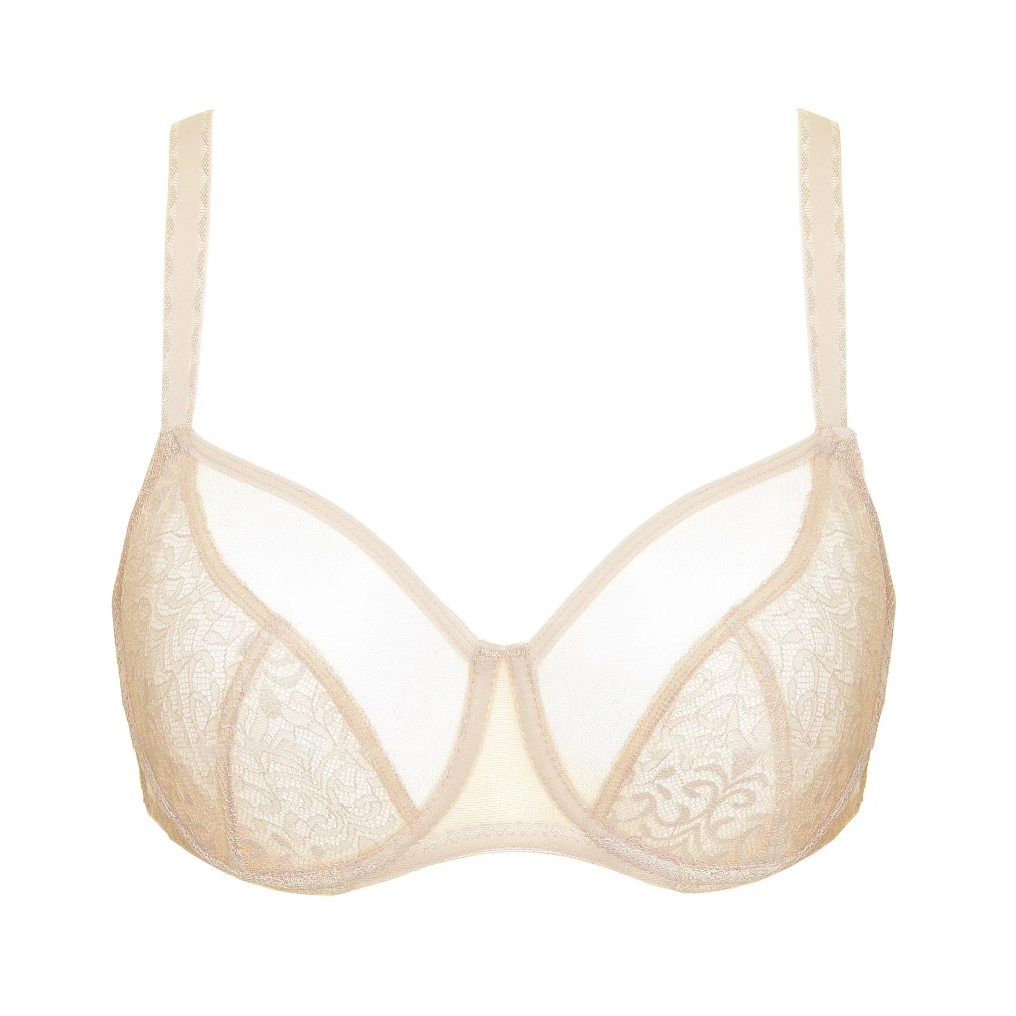 Gorteks Gabi Beige Sheer Lace Underwire Bra — view 6