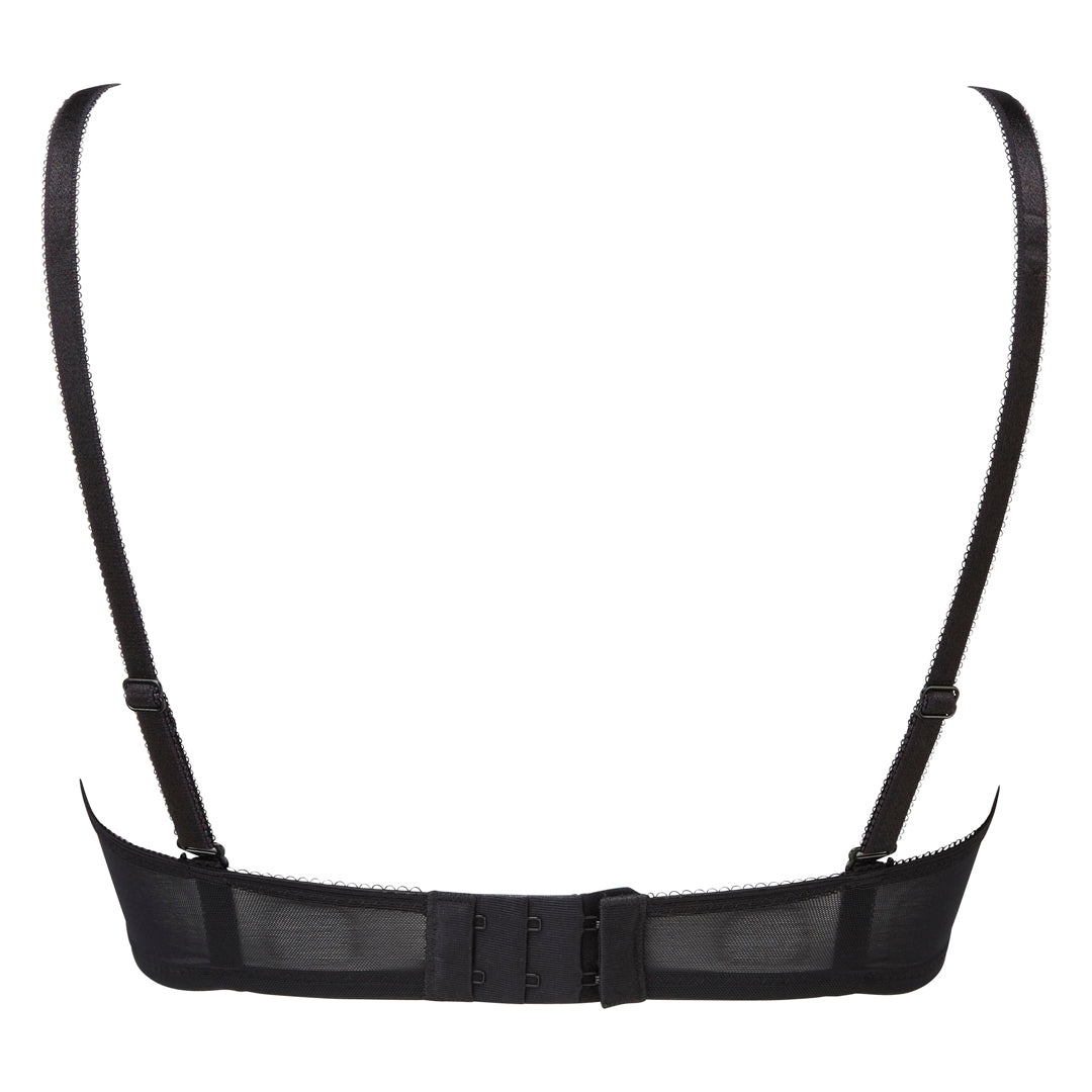 Gossard Glossies Lace Black Sheer Molded Bra — view 4