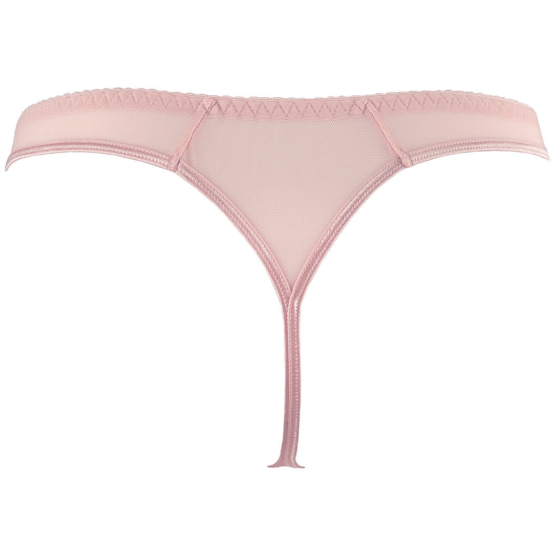 Axami Copper Rose Sheer Mesh Thong Panty — view 4