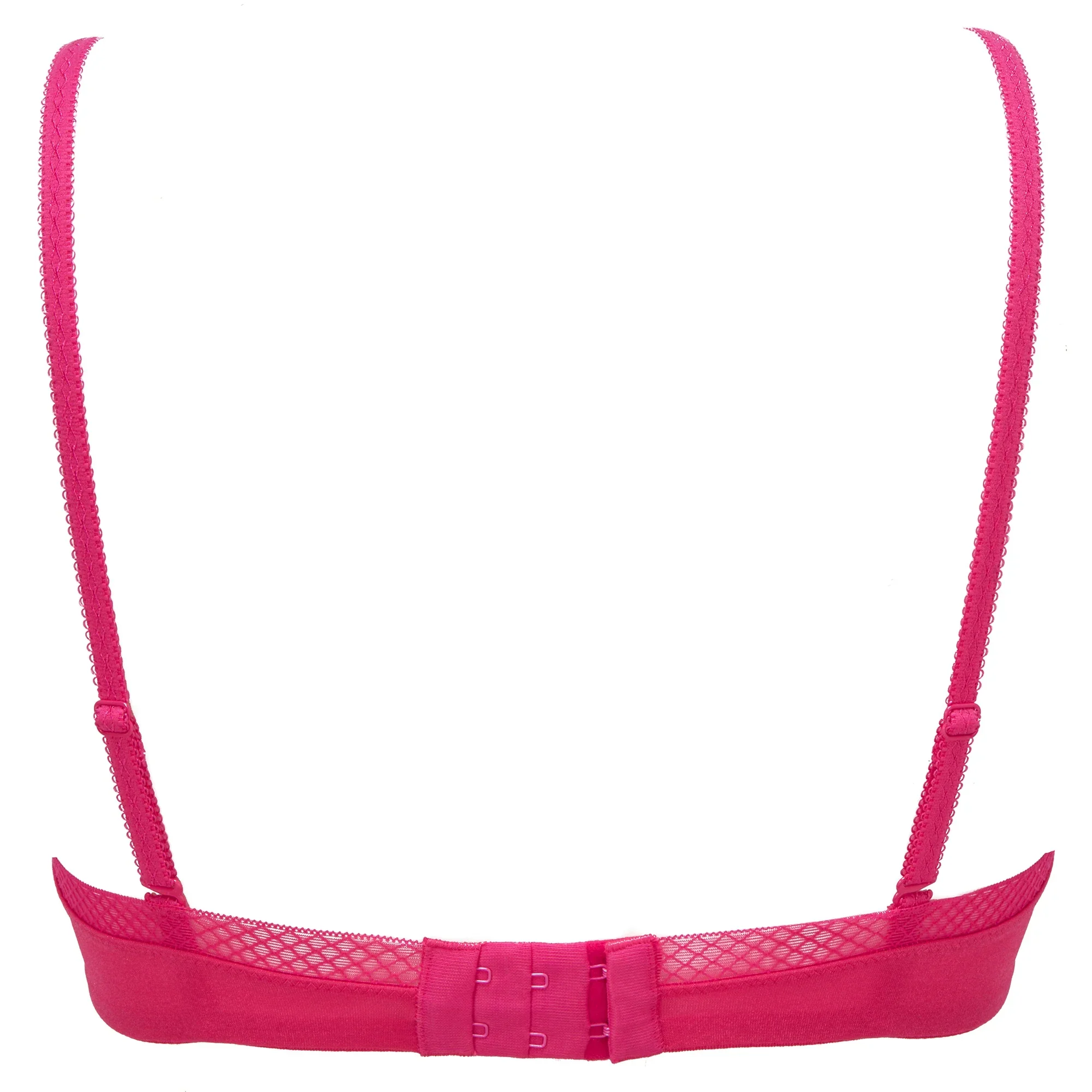 Gossard Glossies Magenta Sheer Mesh Molded Bra — view 5