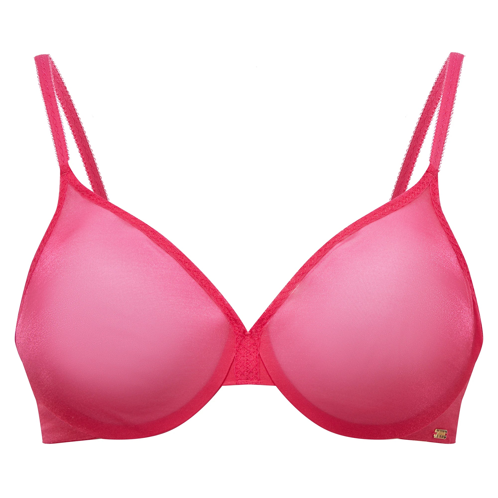Gossard Glossies Magenta Sheer Mesh Molded Bra — view 4