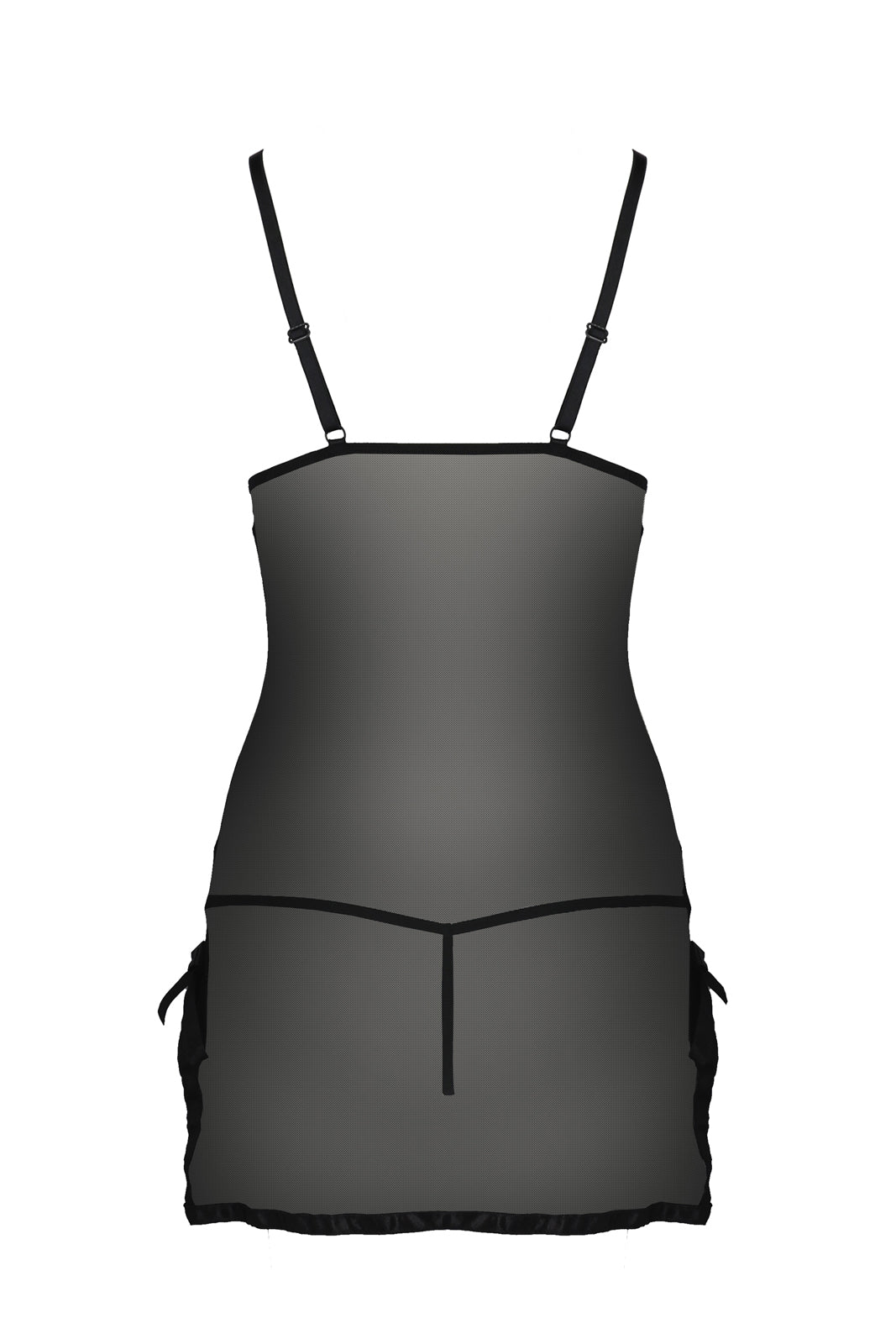 Sexy Sheer Mesh Chemise Casmir Kea Black — view 4