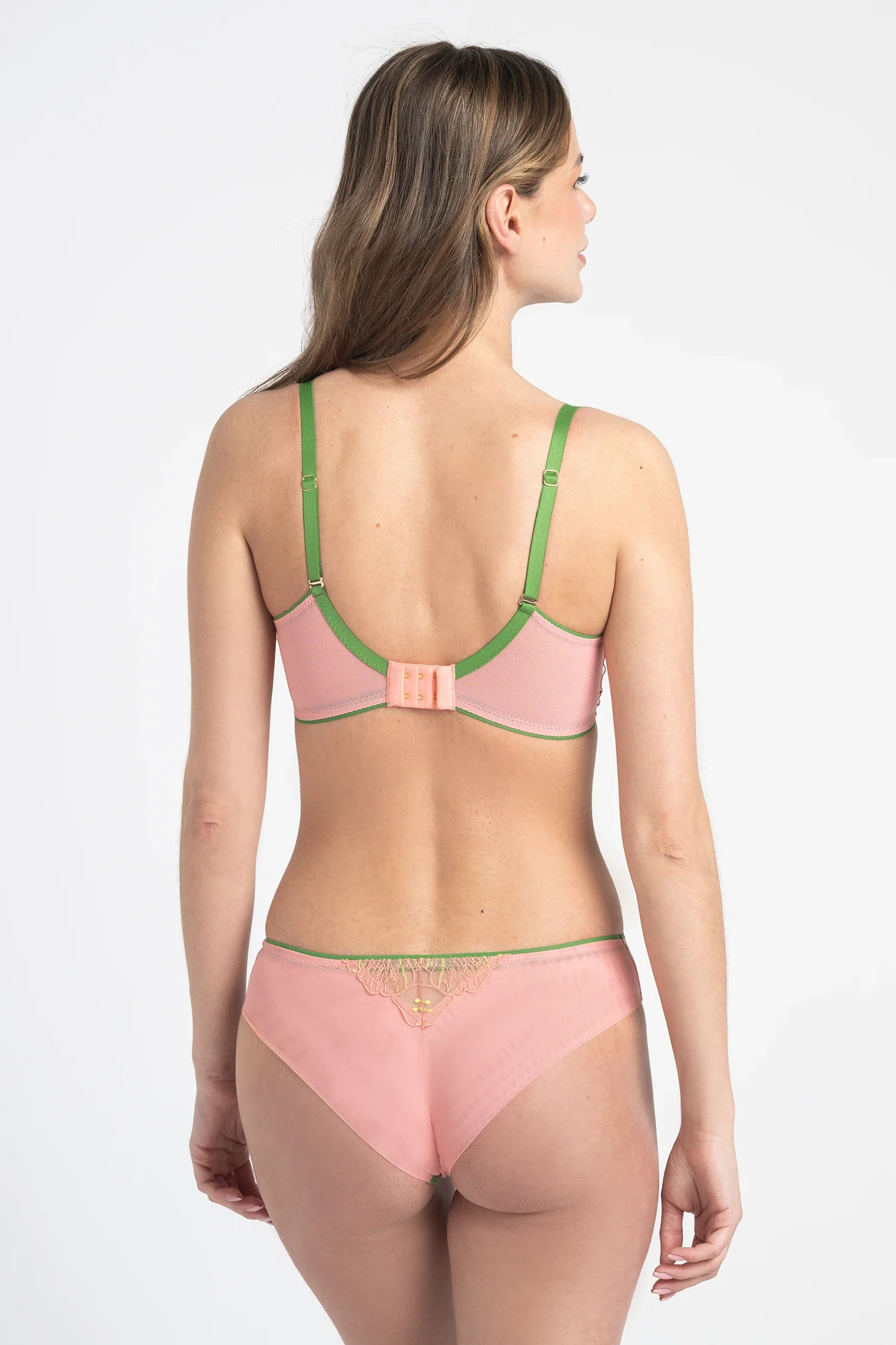 Samanta Lilly Hibiscus Sheer Brazilian Panty — view 5
