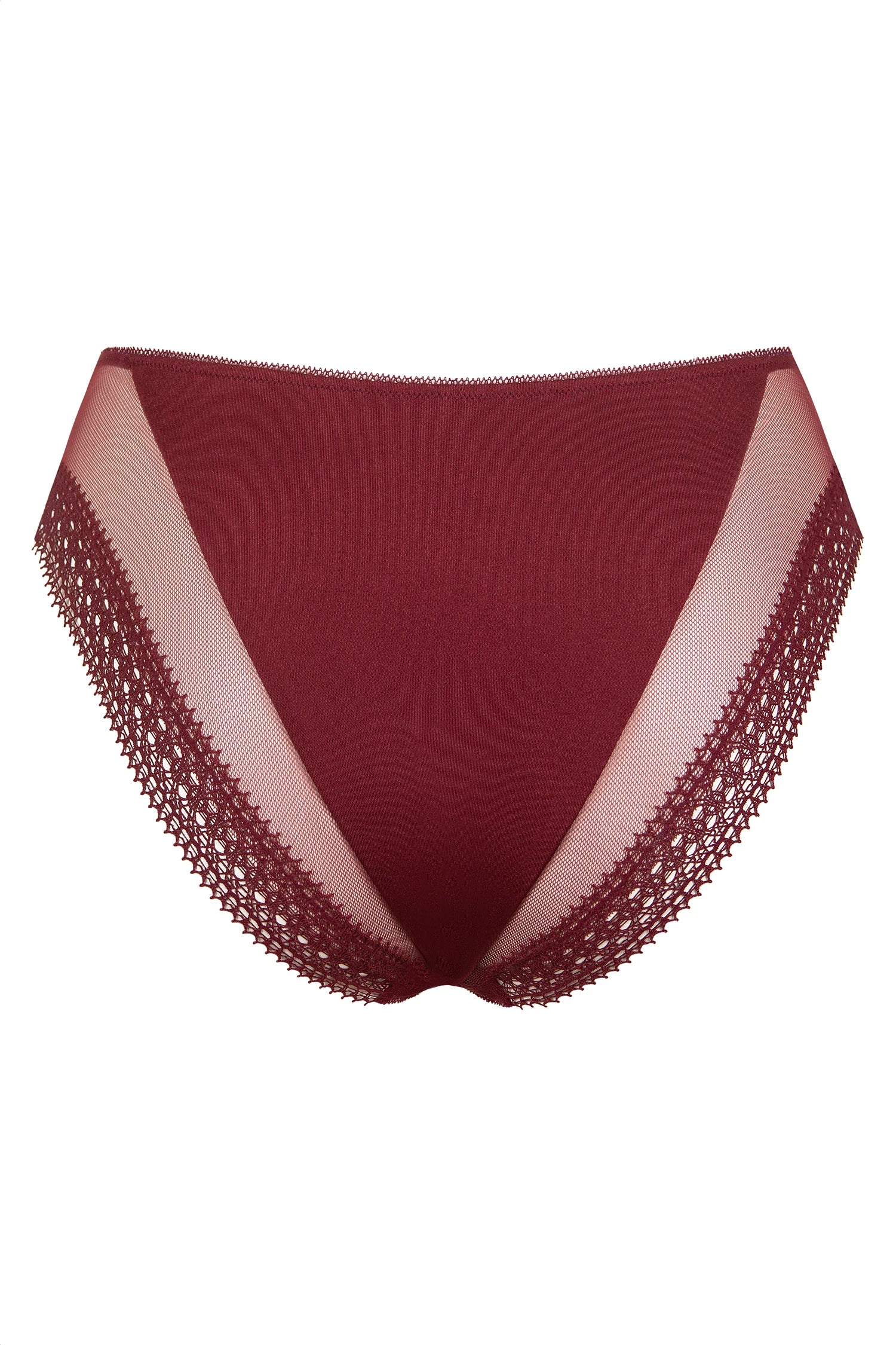 Lisca Adventure Garnet Red Embroidery Brief Panty — view 4