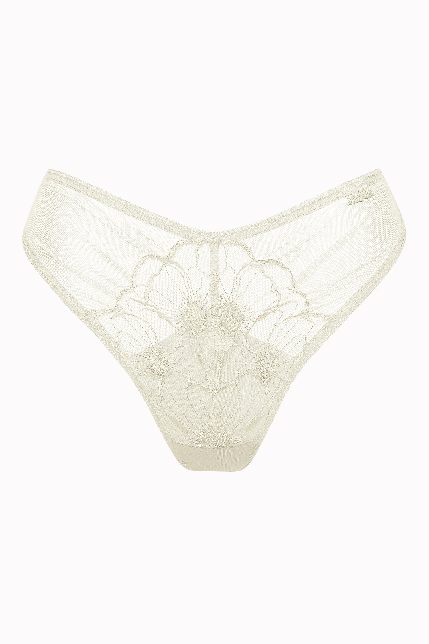 Lisca Miracle Crystal Ecru Brazilian Panty — view 5