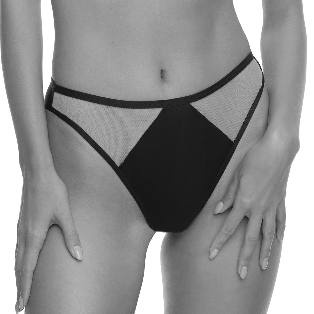 Kinga Lou Pink Invisible Soft Thong Panty — view 4