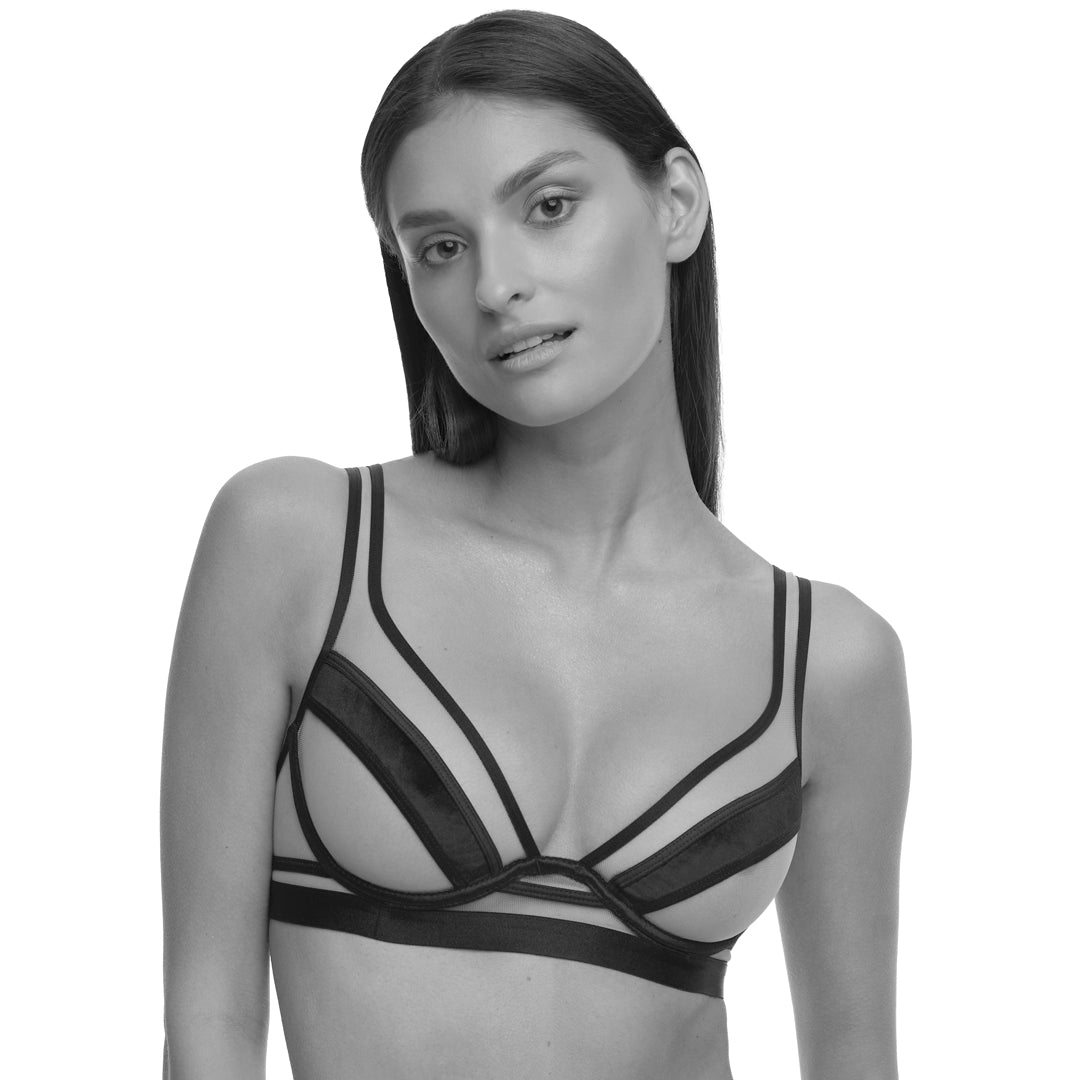 Kinga Lou Pink Soft Demi Cup Bra — view 4