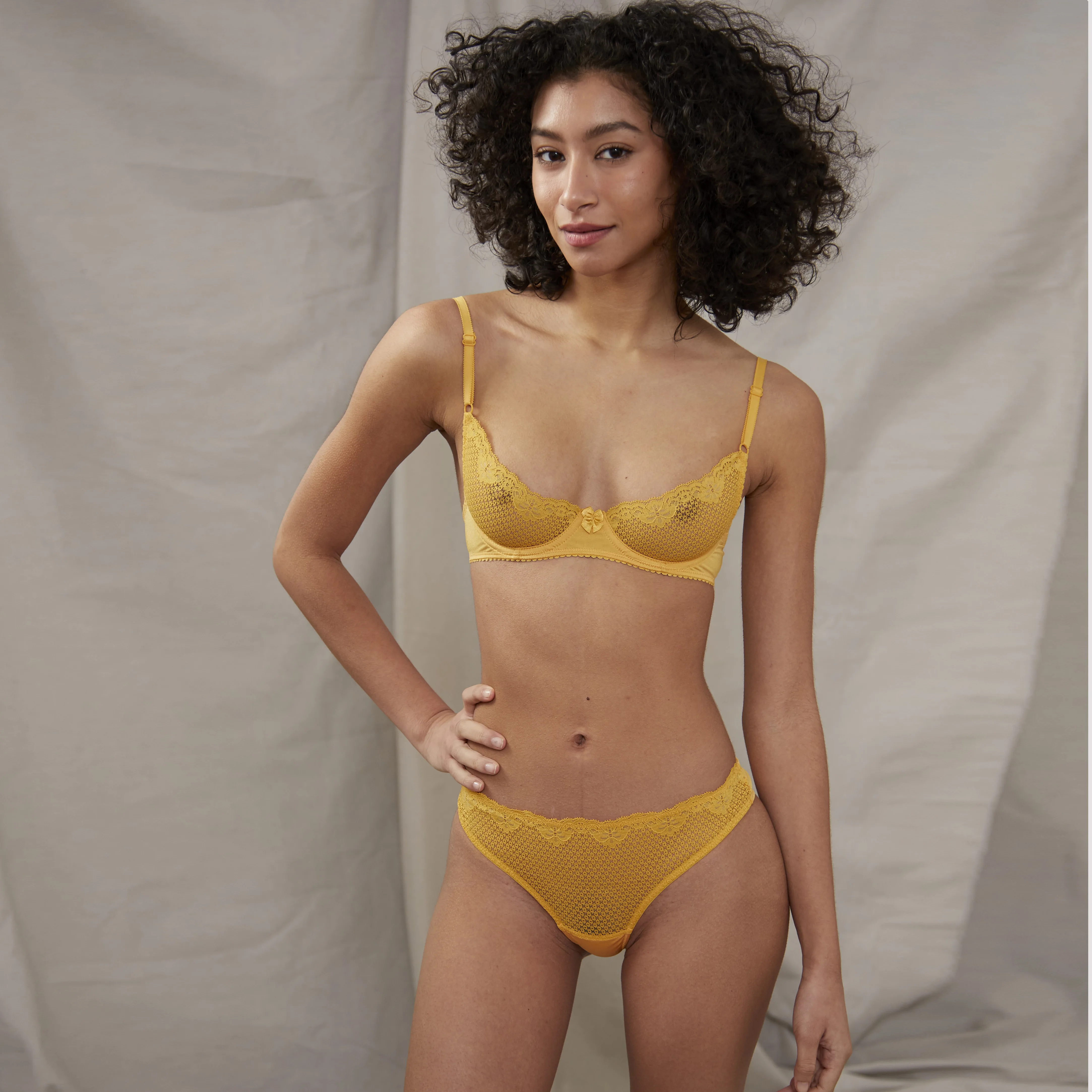Timpa Alice Marigold Soft Thong Panty — view 4