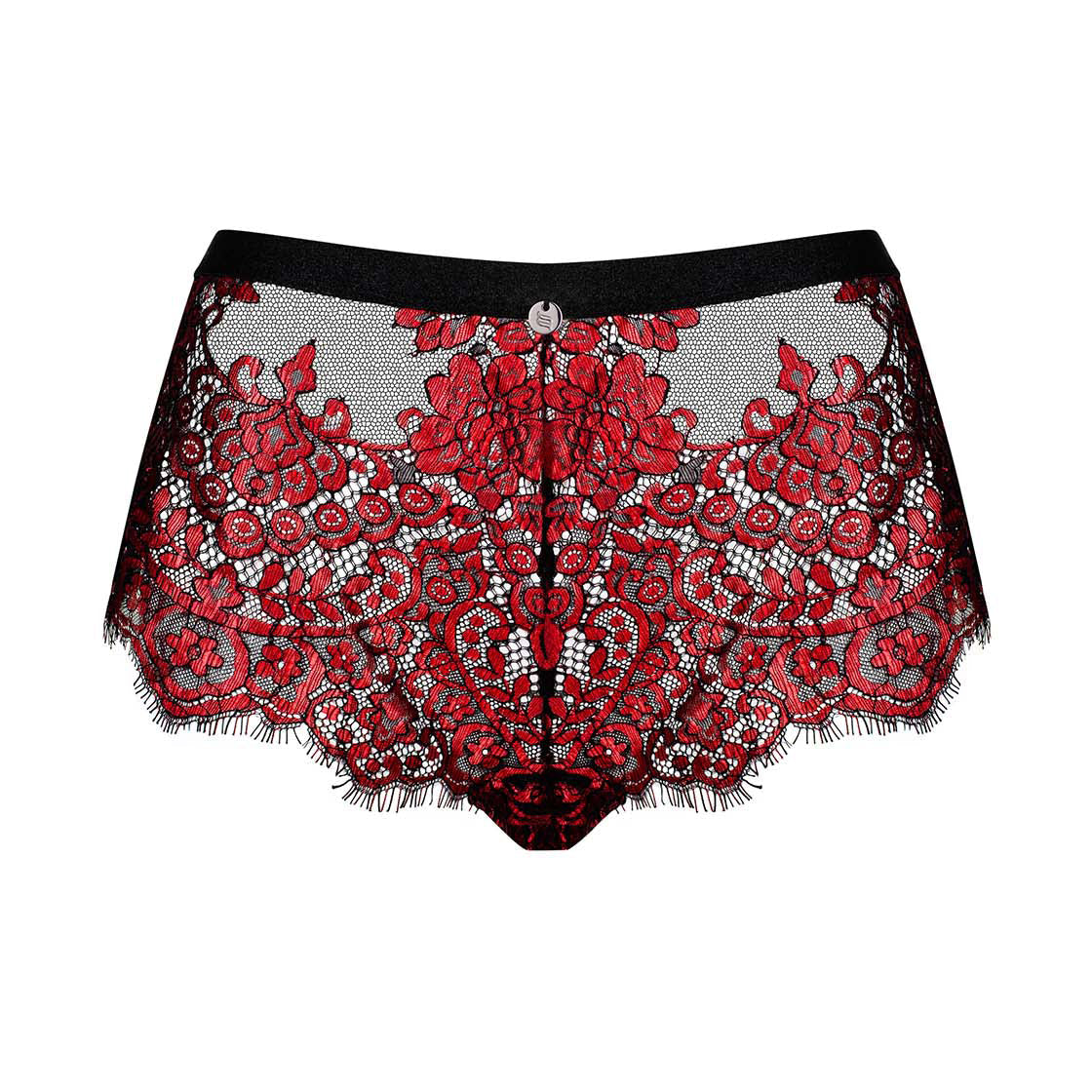 Obsessive Redessia Sheer Seductive Lace Shorties Panty — view 5