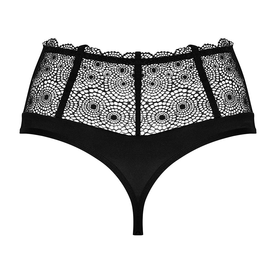 Obsessive Sharlotte Seductive Lace High Waist Panty — view 5