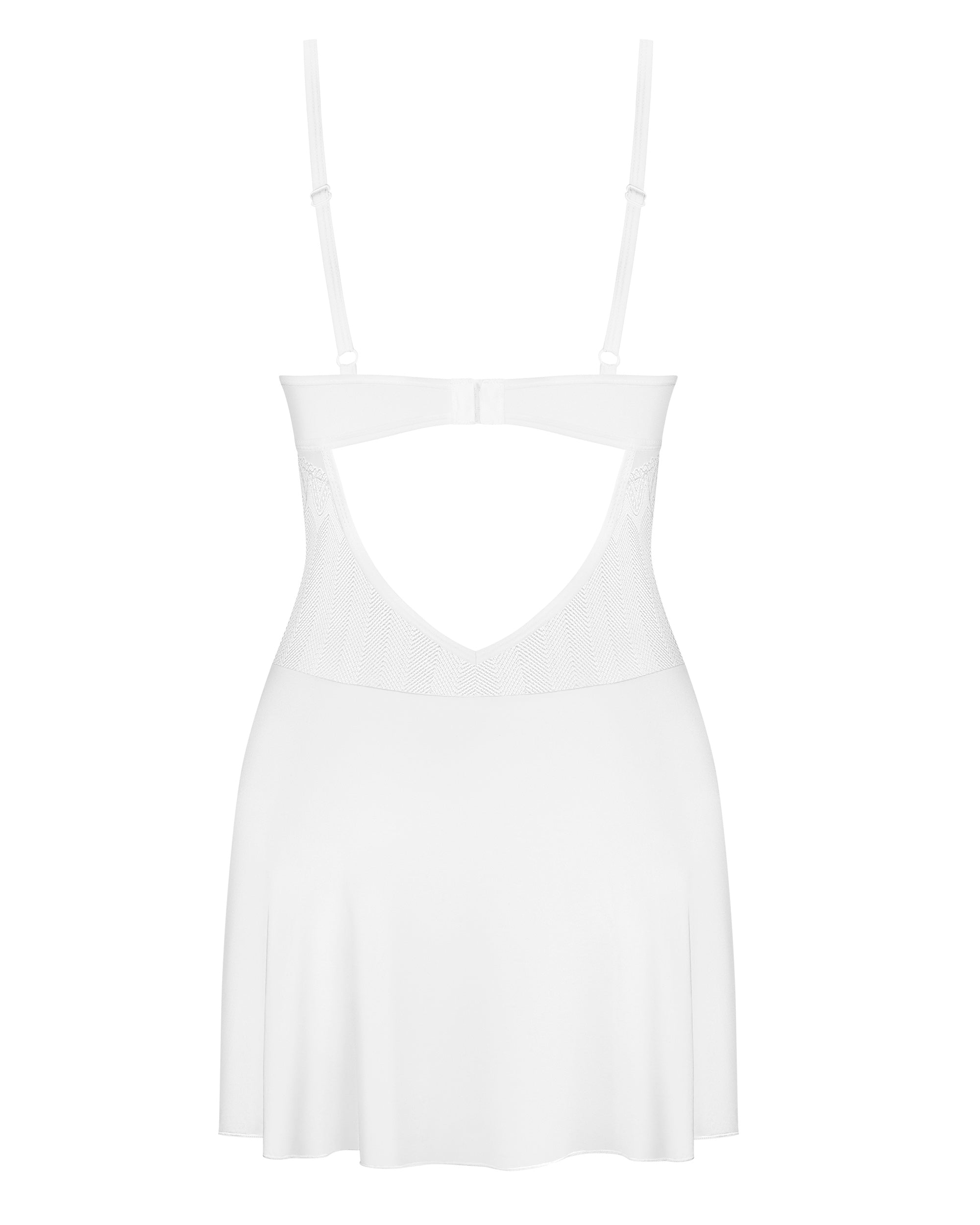 Obsessive Alissium Sheer Mesh Chemise & Thong Panty — view 5