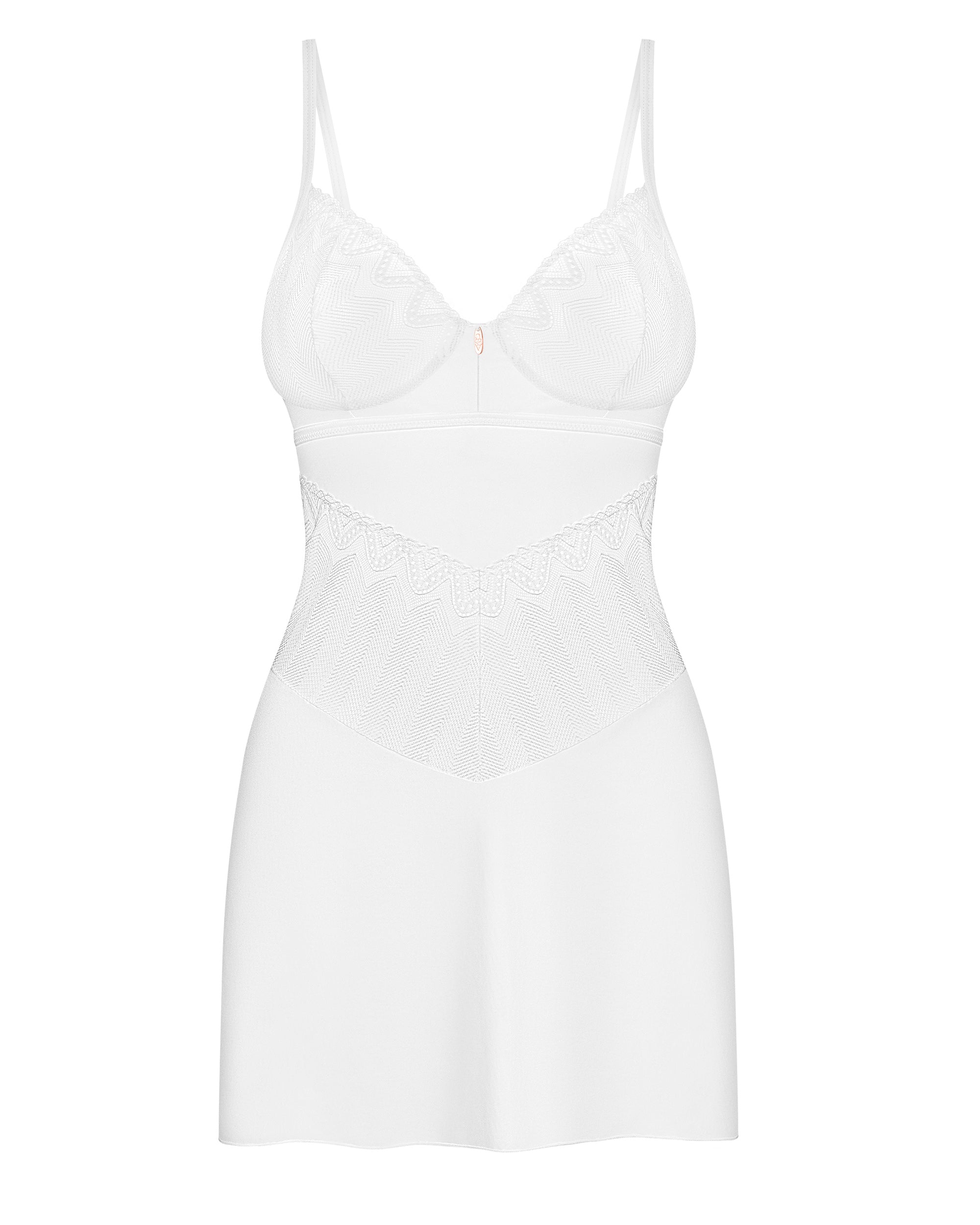 Obsessive Alissium Sheer Mesh Chemise & Thong Panty — view 4