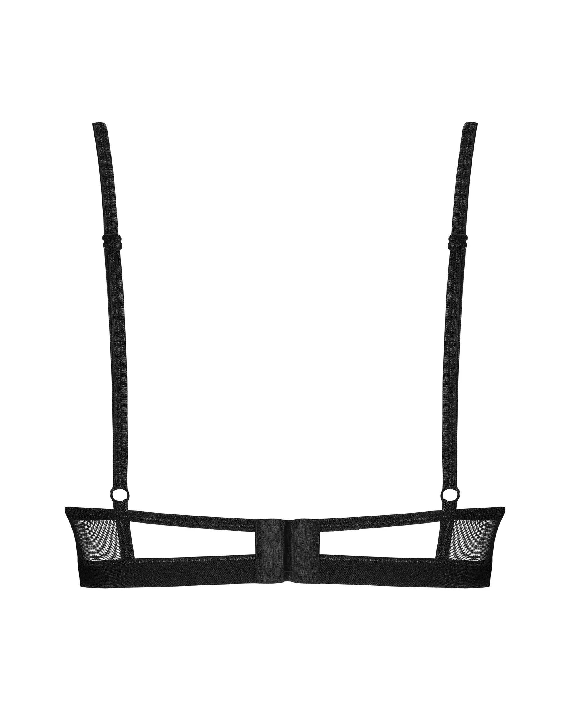 Obsessive Donarella Sheer Lace Plunge Bra — view 5