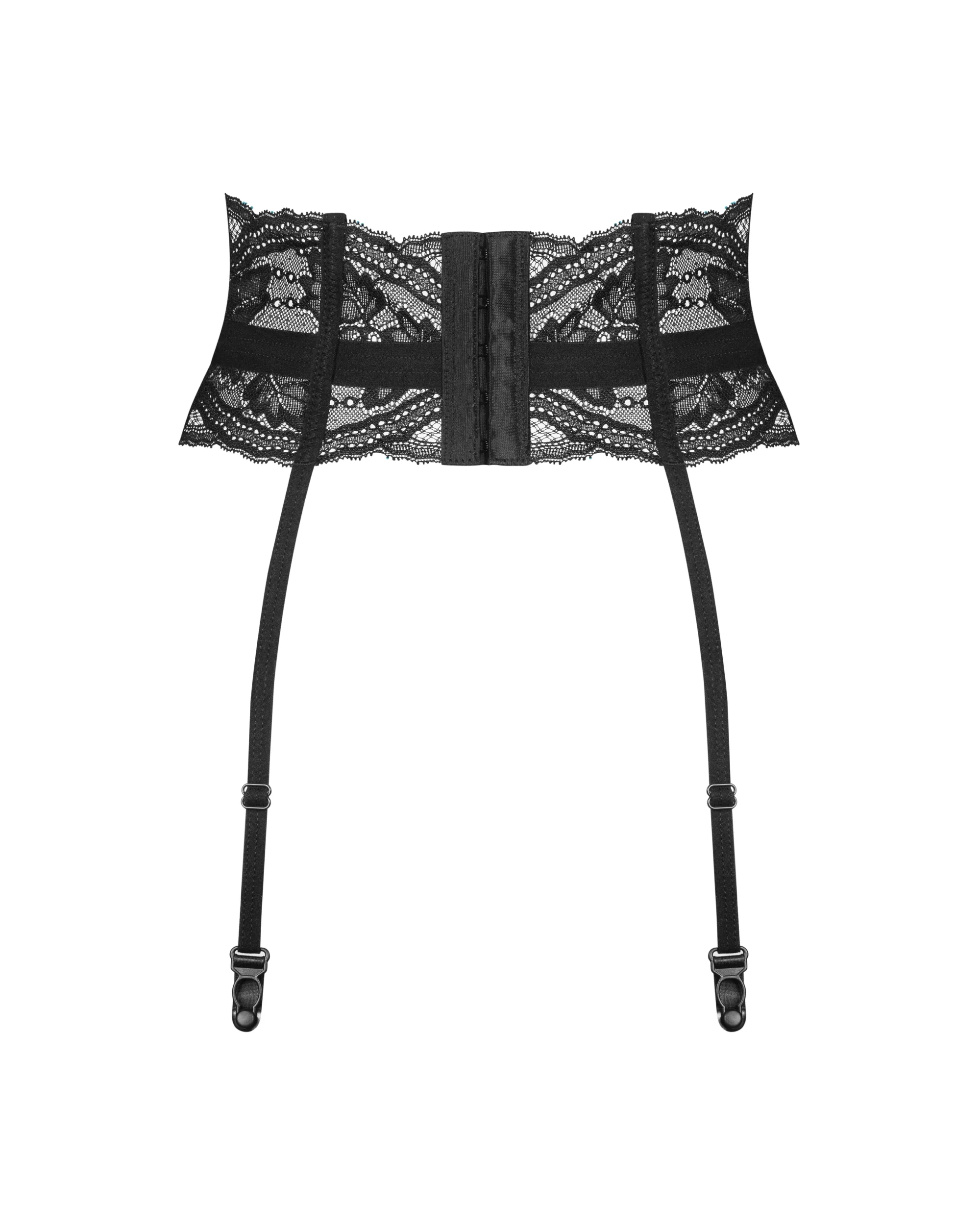 Obsessive Nutris Sheer Lace Garter Belt — view 5