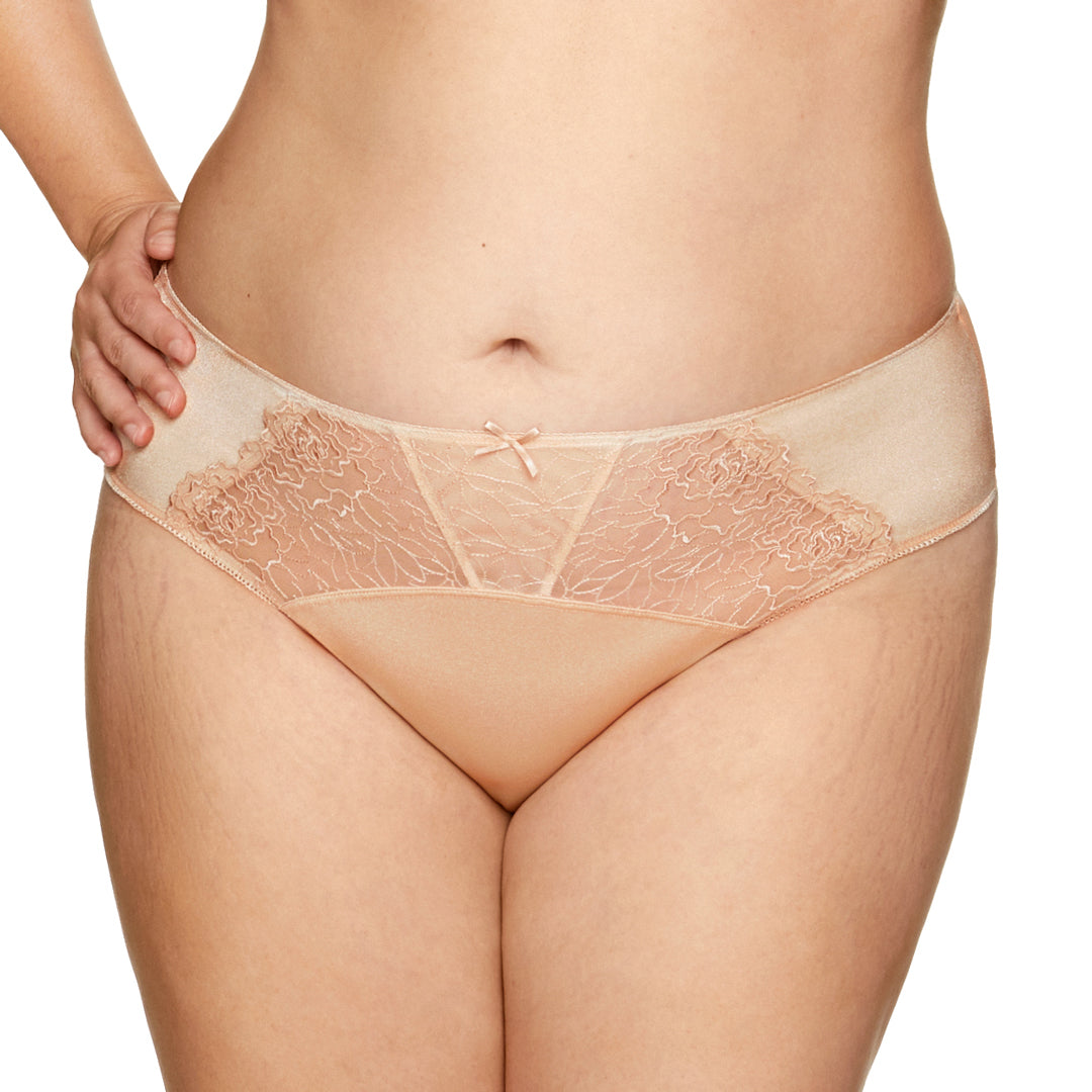 Gorteks Pamela Beige Semi Sheer Bikini Panty — view 5