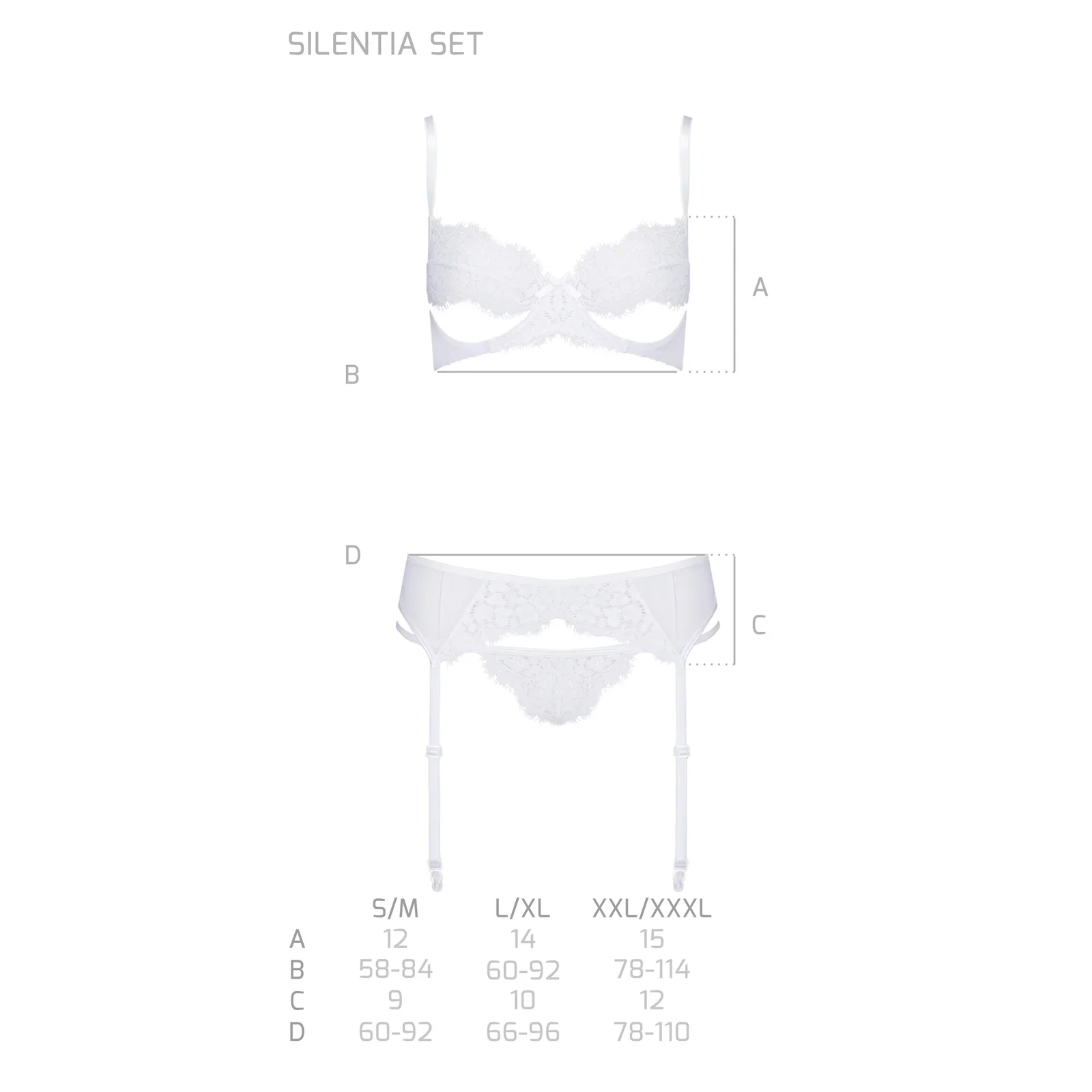 Sexy Seducing 3 Piece Lacy Lingerie Set Avanua Silentia — view 3