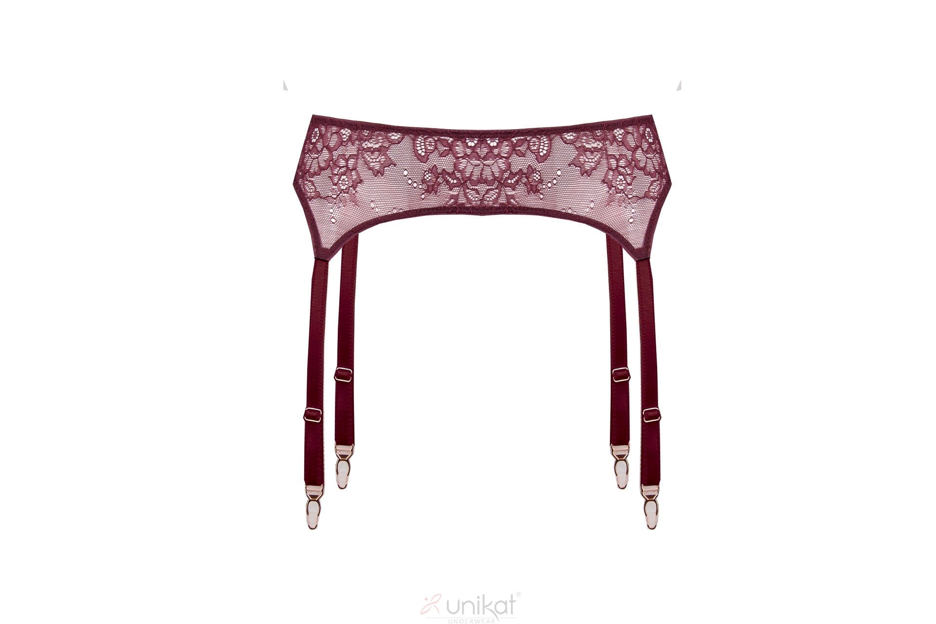 Unikat Caro Sheer Mesh Lace Garter Belt — view 3