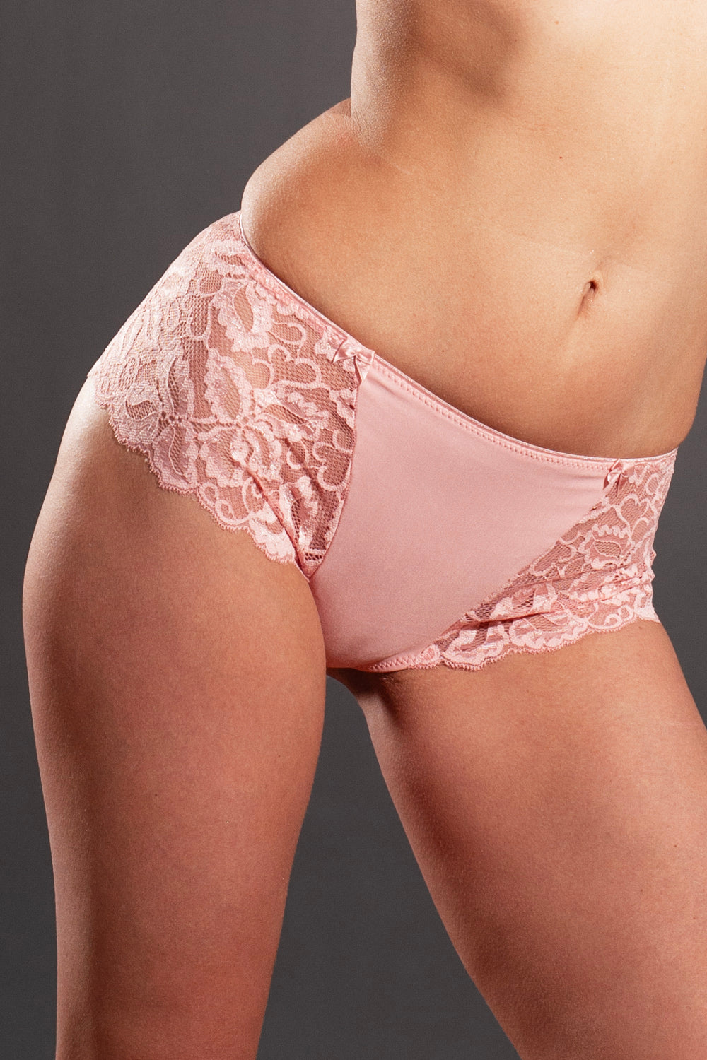 Sheer Lace Tanga Panty Teaselle Dare Me Powder Pink — view 6