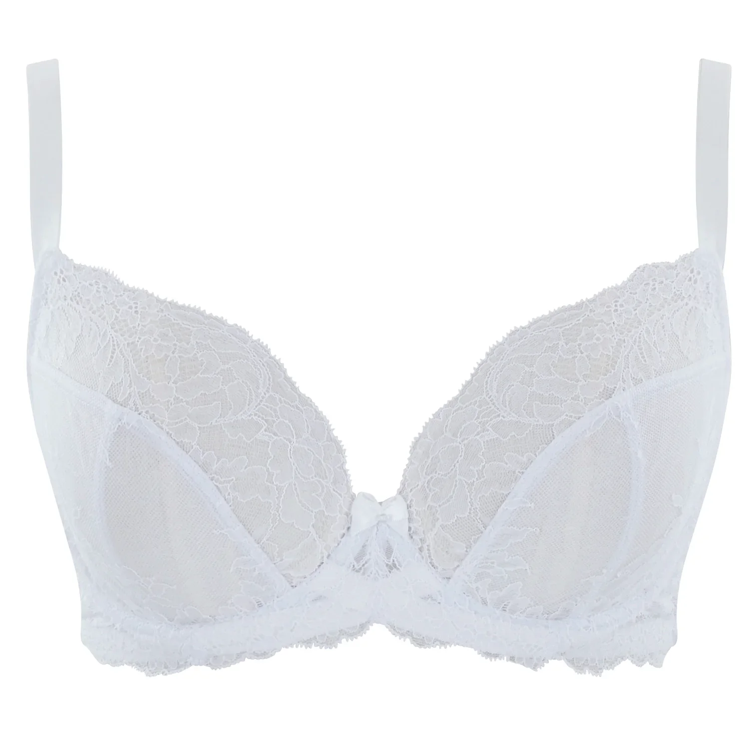Panache Ana Plunge Sheer Lace Bra — view 5