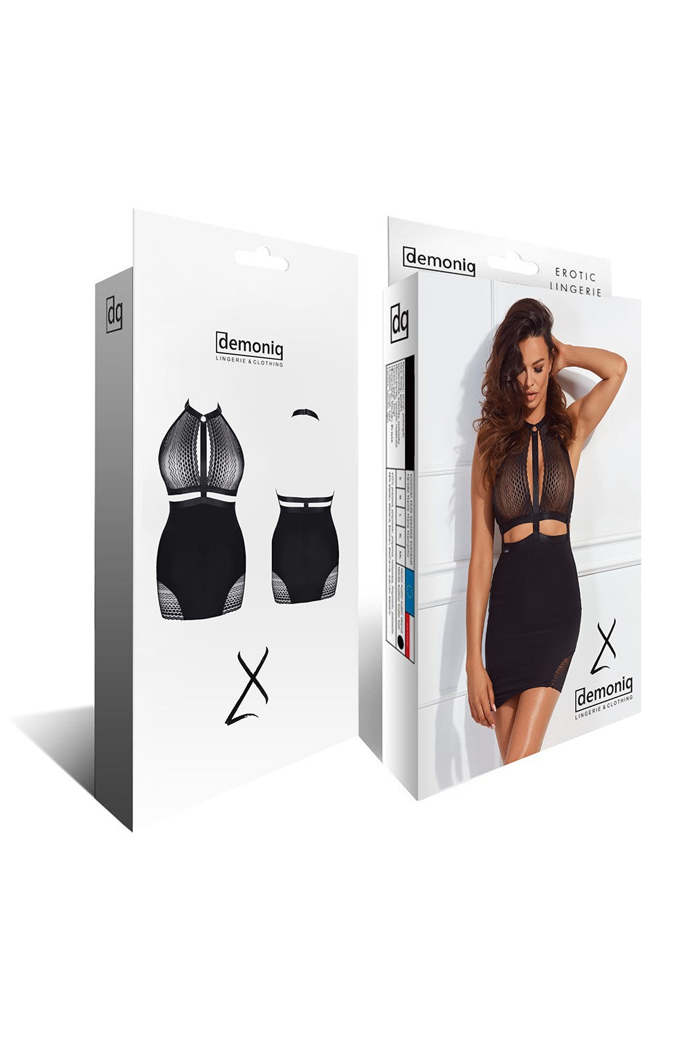 Demoniq Manuela Sheer Lace Top Dress — view 5